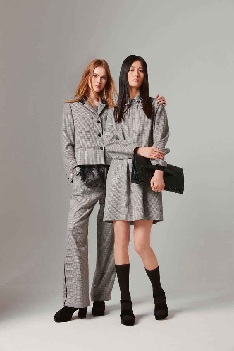 Shirtaporter Giacca Boxy con Spille Acquista Ora