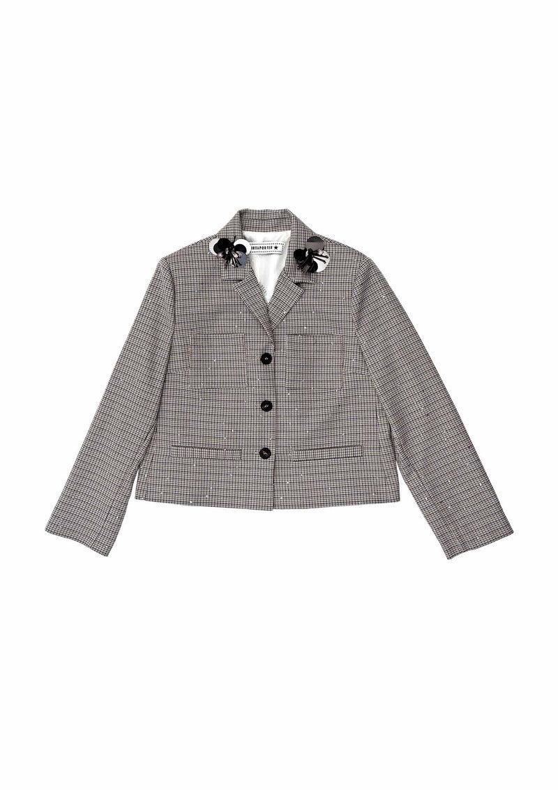 Shirtaporter Giacca Boxy con Spille Acquista Ora