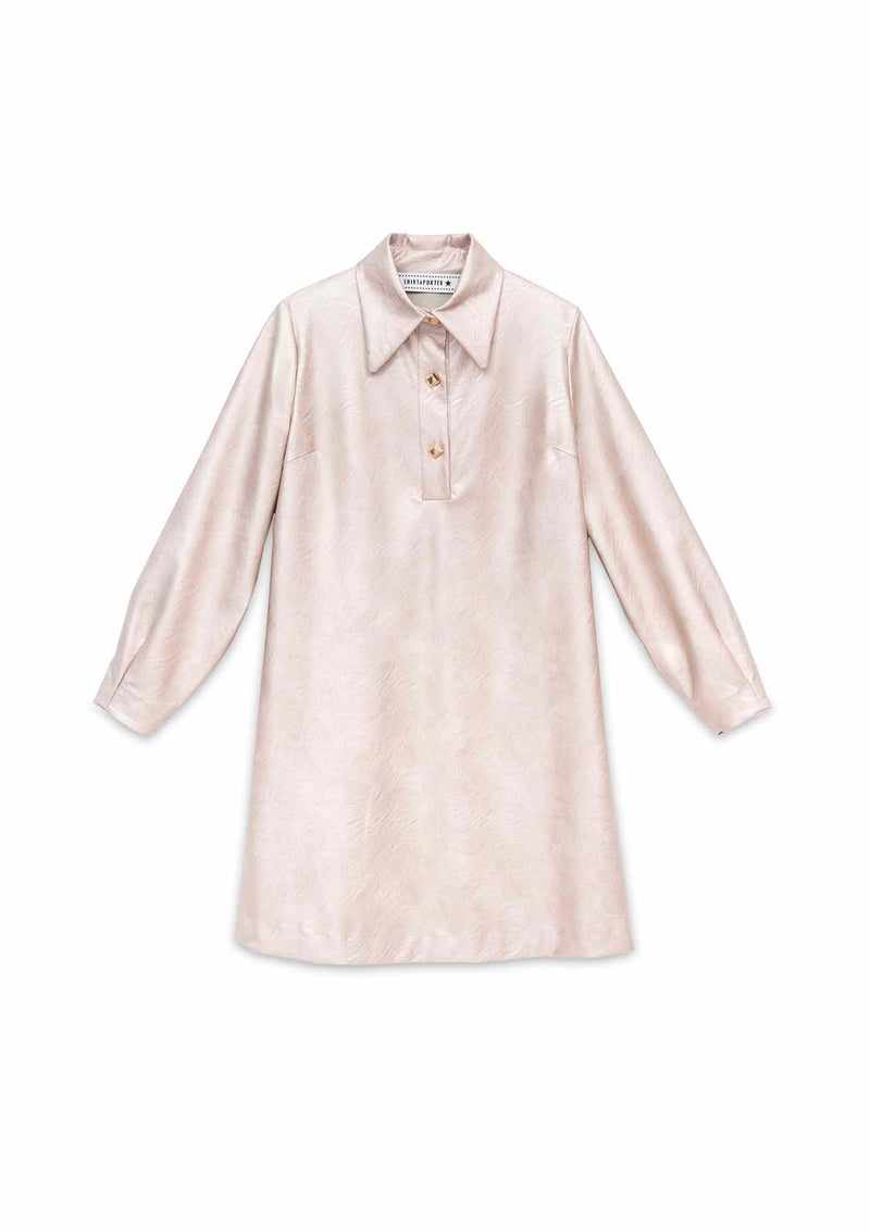 Shirtaporter ABITO A TRAPEZIO IN ECO PELLE Fino Al -60%