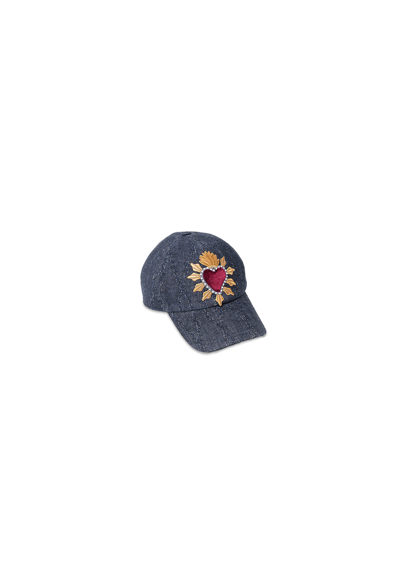 Shirtaporter CAP IN DENIM CON PATCH Economico