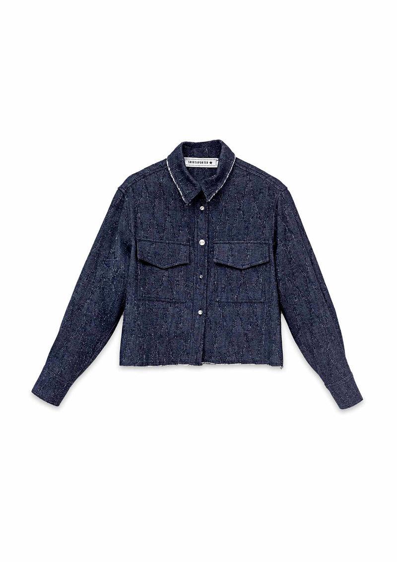 Shirtaporter CAMICIA CROPP DENIM JACQUARD Online