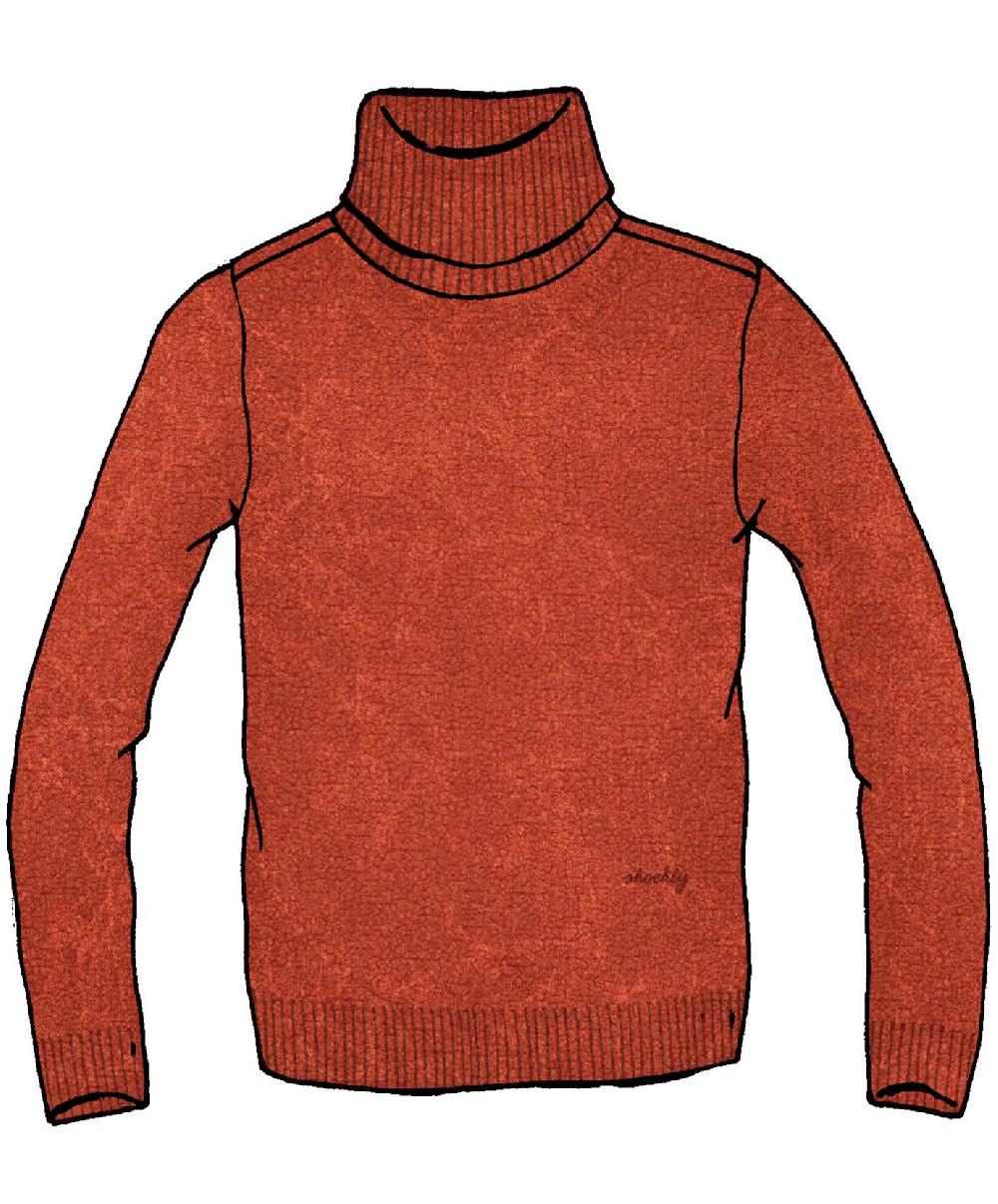 Shockly CHENILLE-ROLLNECK Orange Soddisfazione Garantita