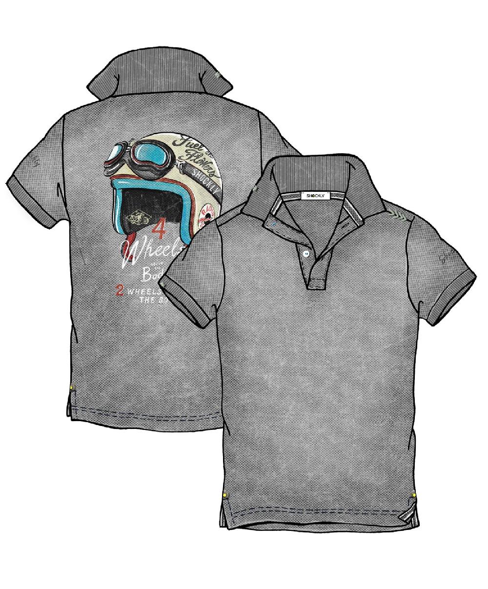 Shockly POLO-HAND-HELMET Stone Pezzi Unici