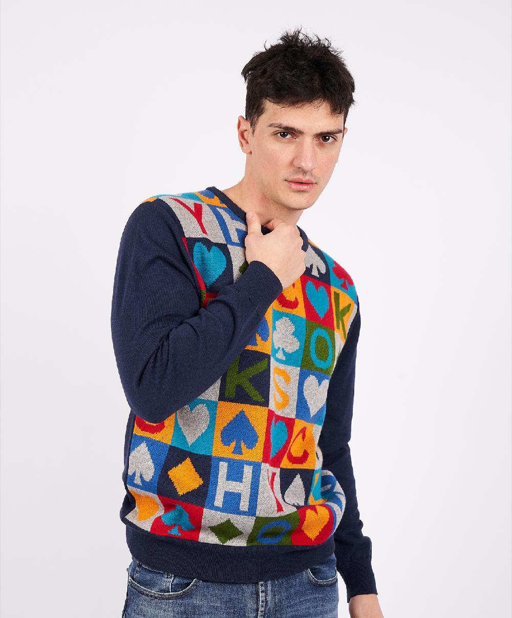 Shockly CARD-ROUND Navy Convenienza