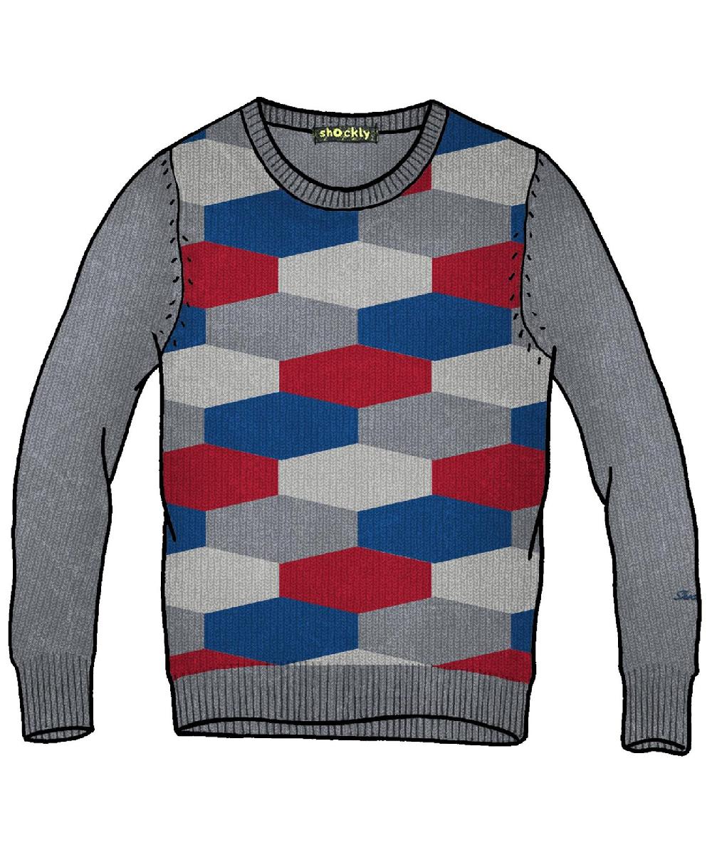 Shockly EXAGON-ROUND Grey Presa