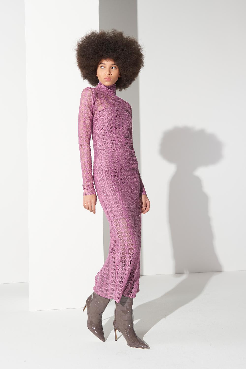 Soallure ABITO MIDI IN PIZZO BI-STRETCH Promozione