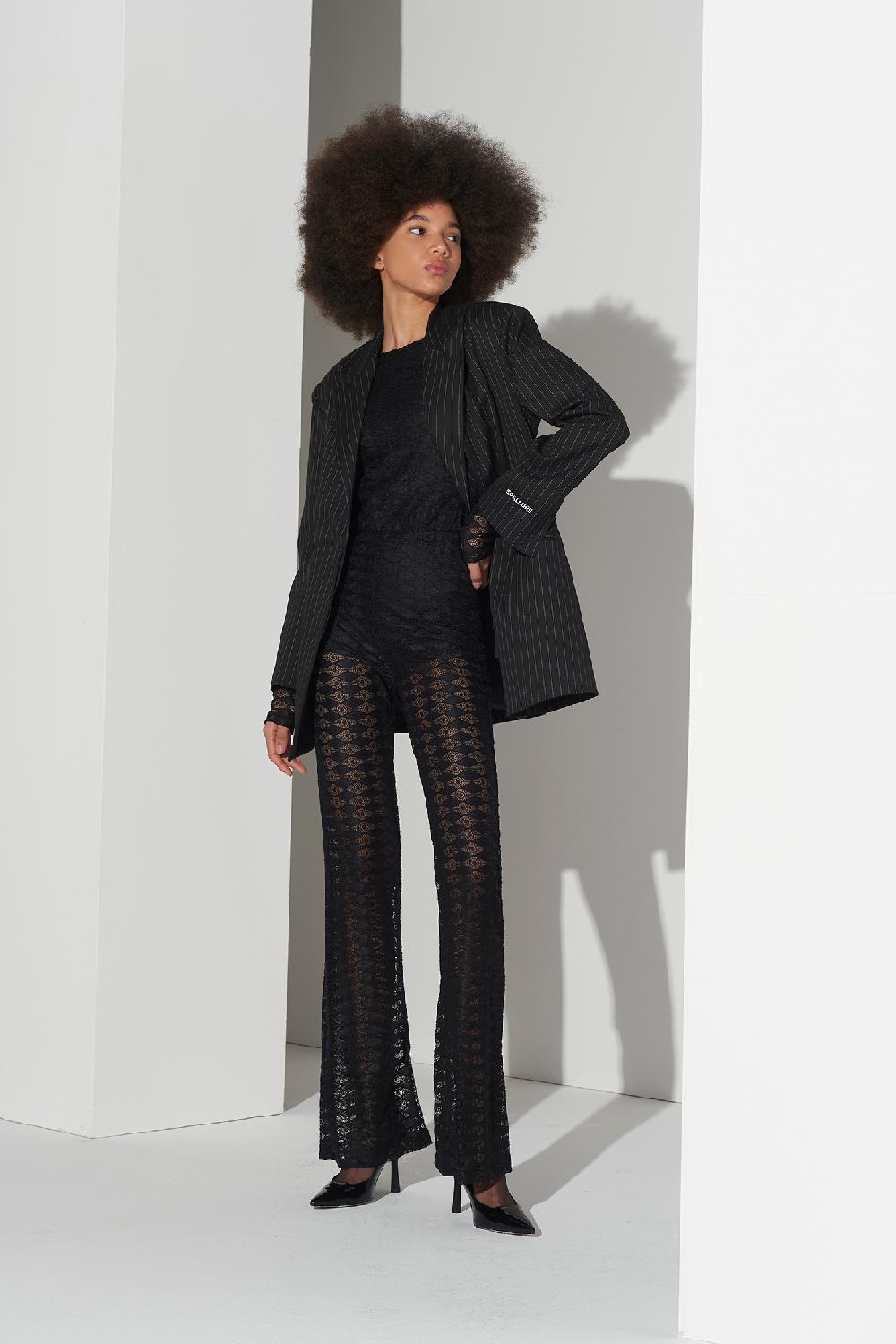 Soallure TUTA SCOLLO A BARCHETTA IN PIZZO STRETCH Spedizione Gratuita