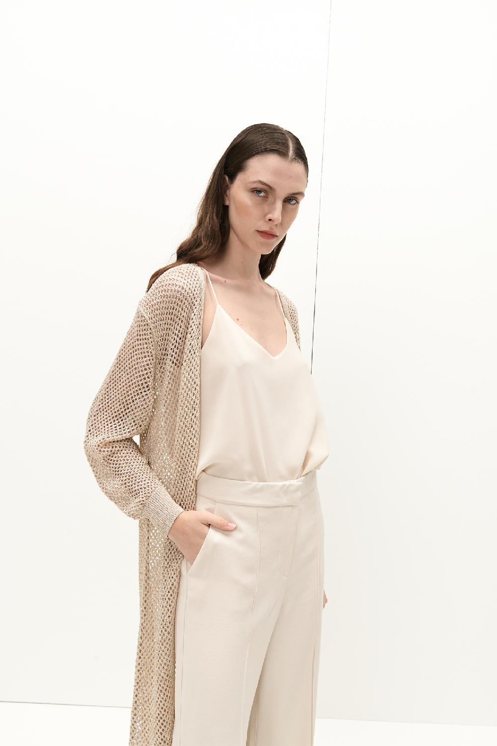 Soallure TOP BASIC IN GEORGETTE Sconto di tempo limitato