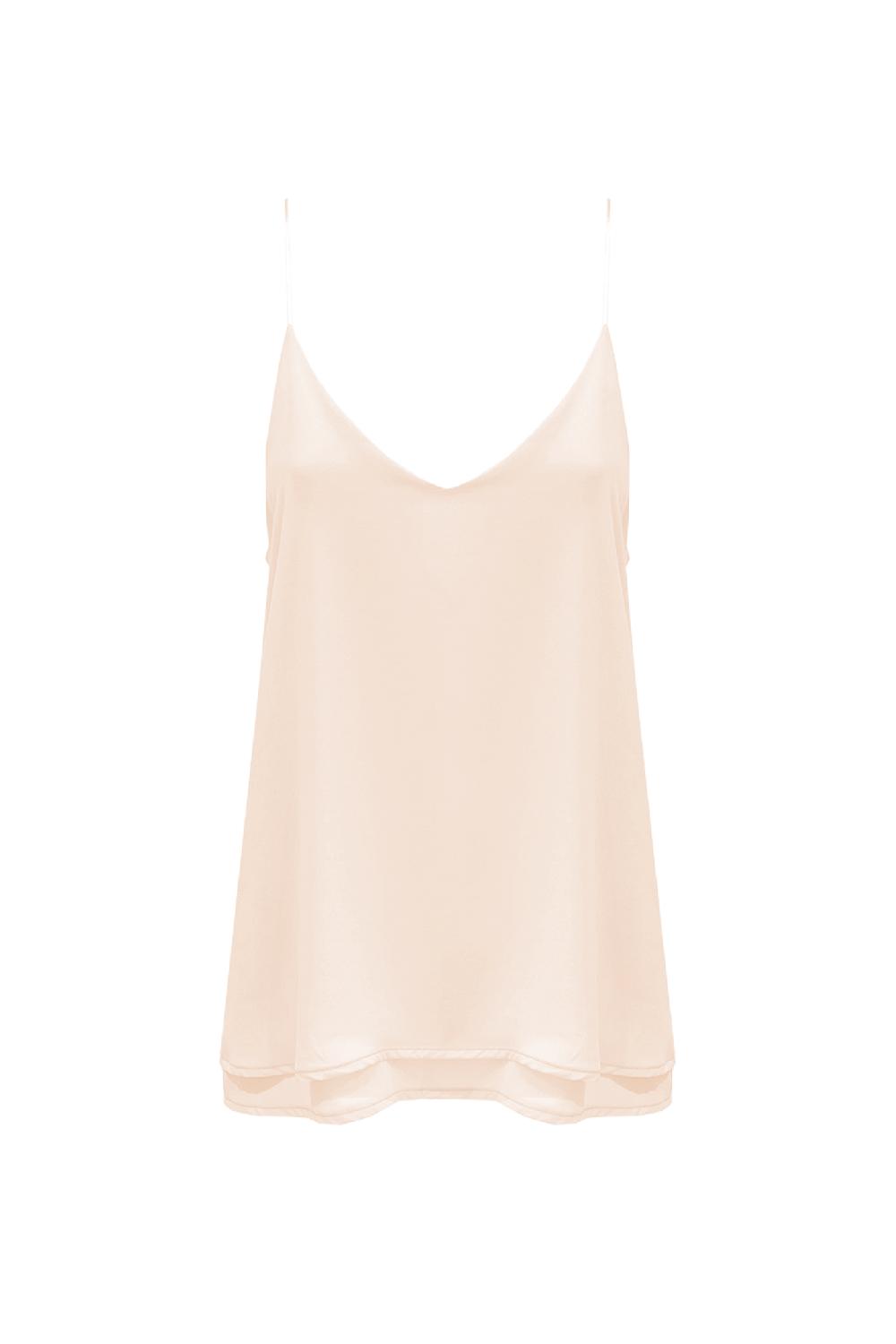 Soallure TOP BASIC IN GEORGETTE Sconto di tempo limitato