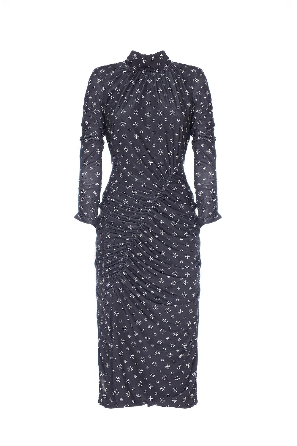 Soallure ABITO BI-STRETCH MIDI A FANTASIA Grande vendita