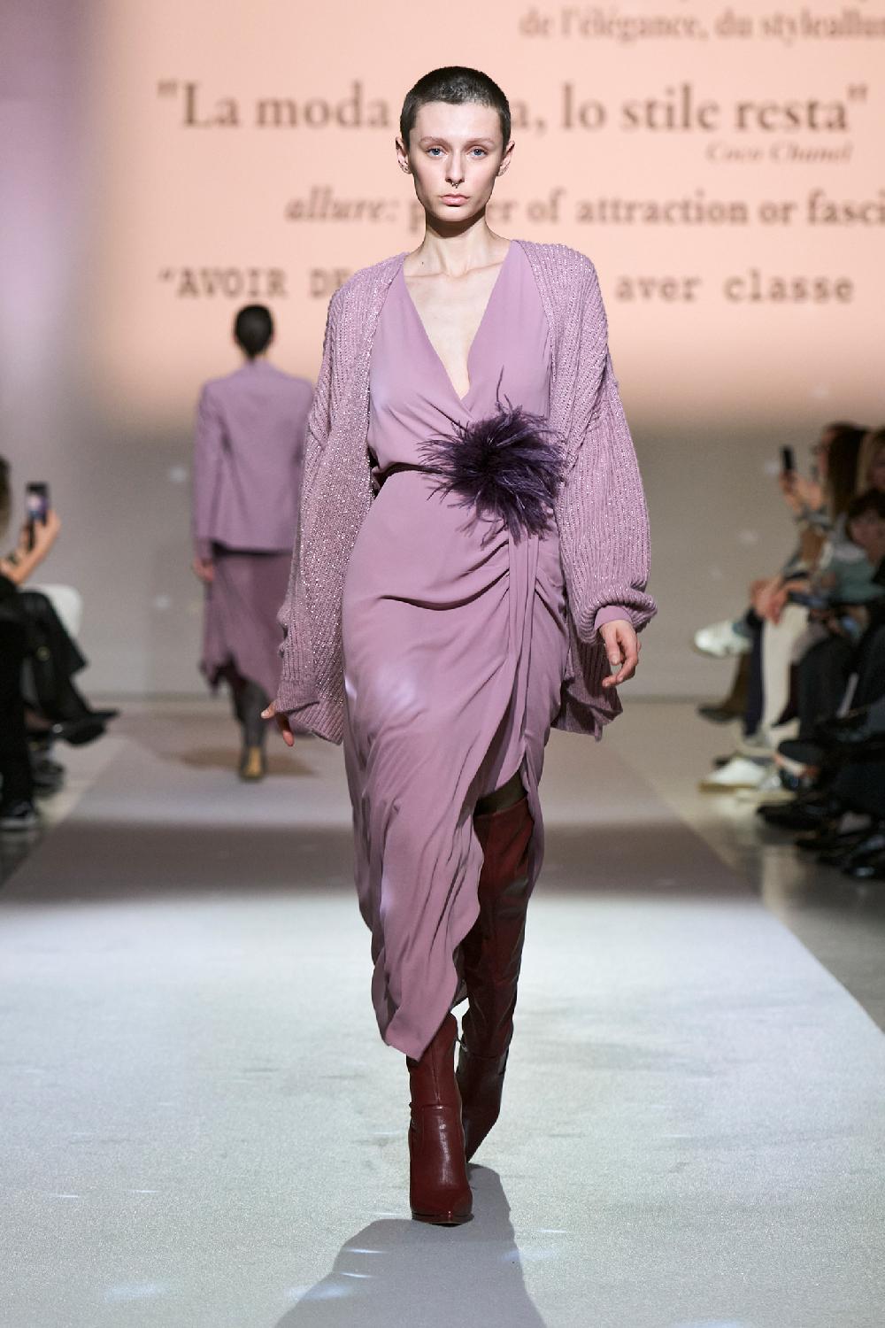 Soallure ABITO AD INCROCIO MIDI IN GEORGETTE Cyber Monday