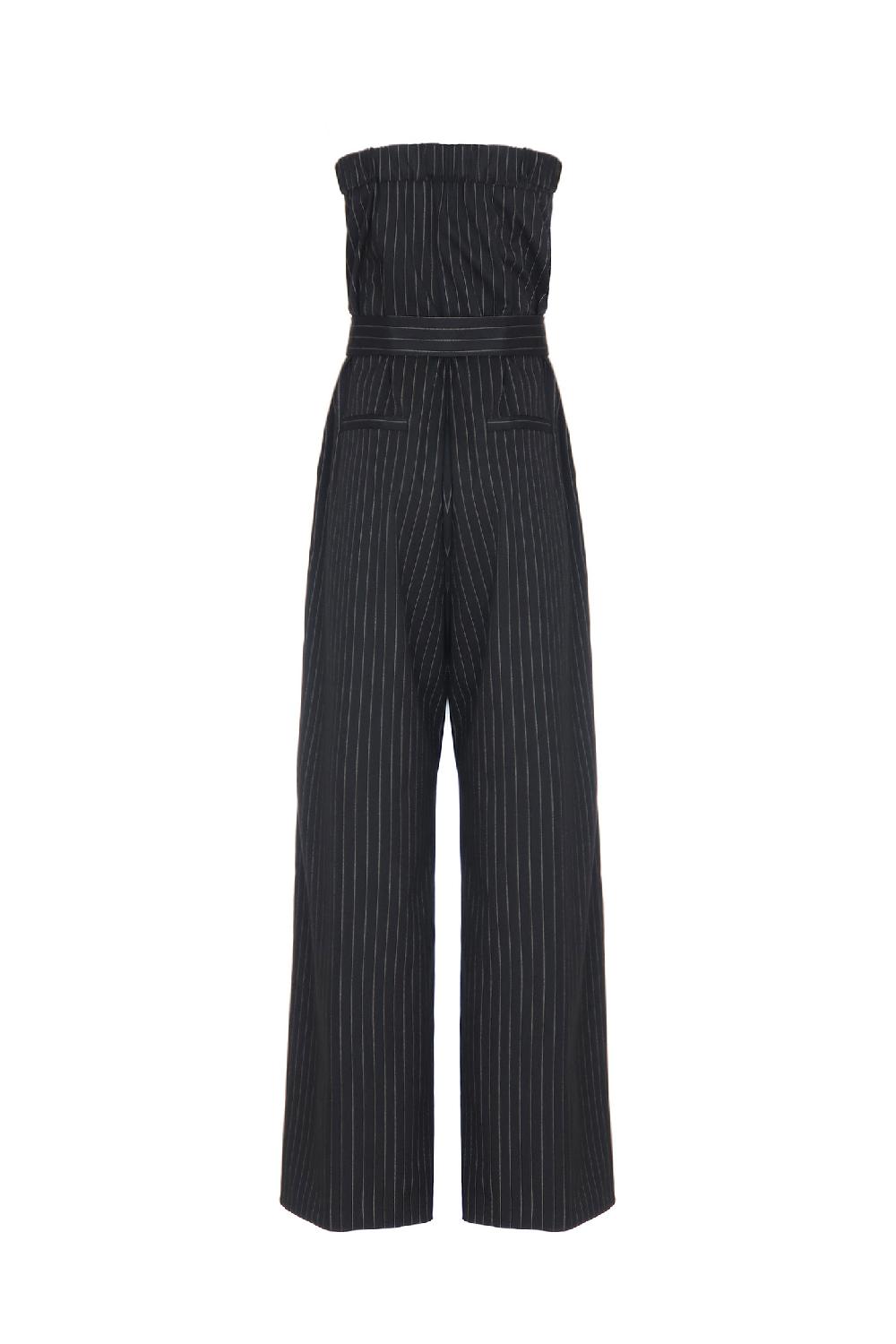 Soallure TUTA PANTALONE A PALAZZO IN FANTASIA GESSATA Offerte esclusive