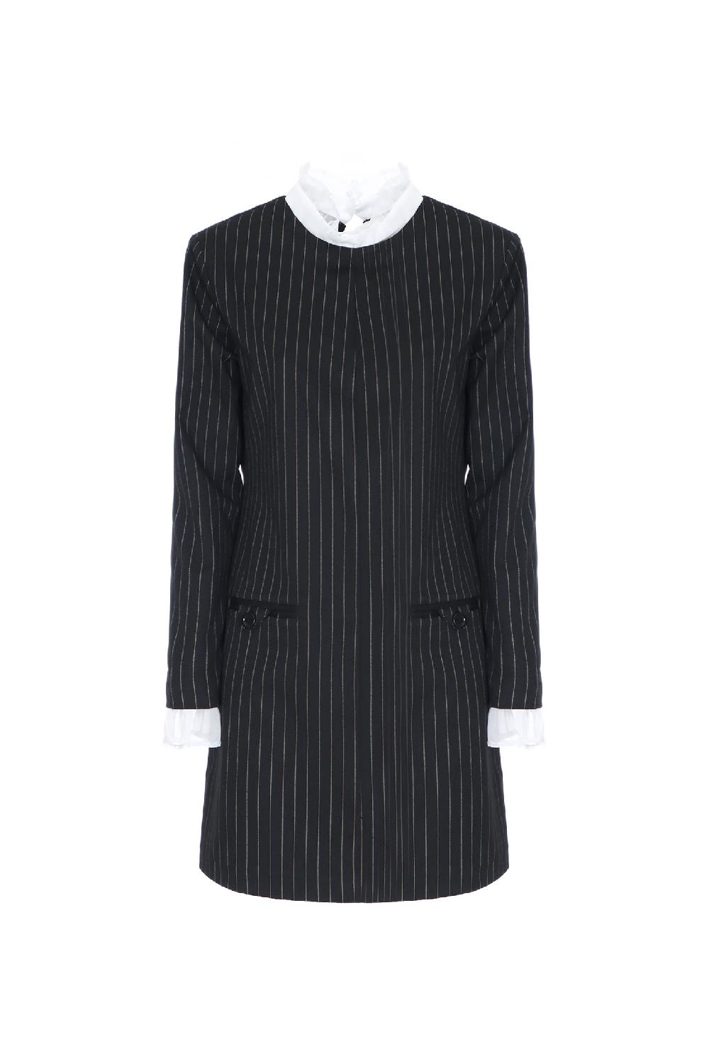 Soallure ABITO CORTO GESSATO CON COLLO IN ORGANZA Lightning offer