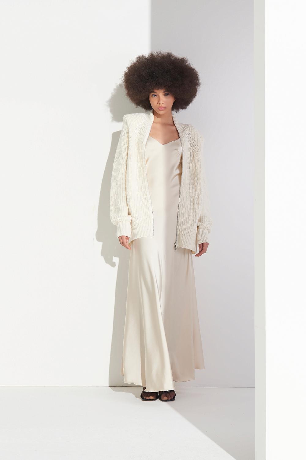 Soallure ABITO MIDI SOTTOVESTE IN RASO Nuovi prodotti