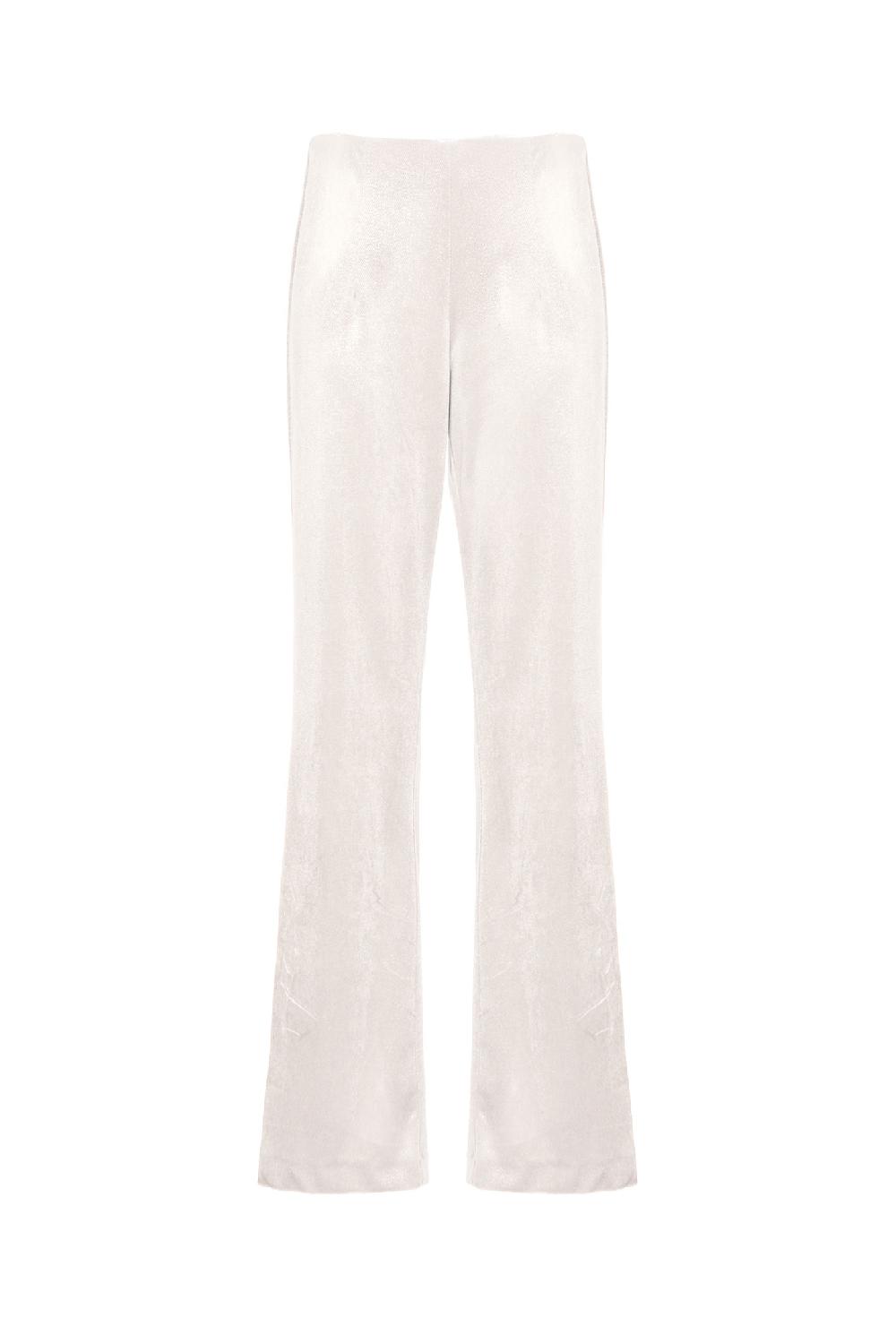 Soallure PANTALONE FLARE IN VELLUTO SPARKLE Offerte speciali