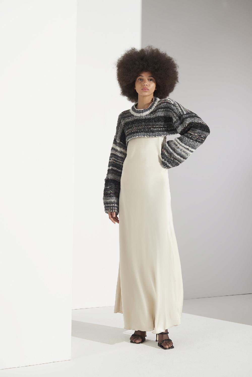 Soallure MAGLIA CROP MULTICOLOR ACQUISTA ORA