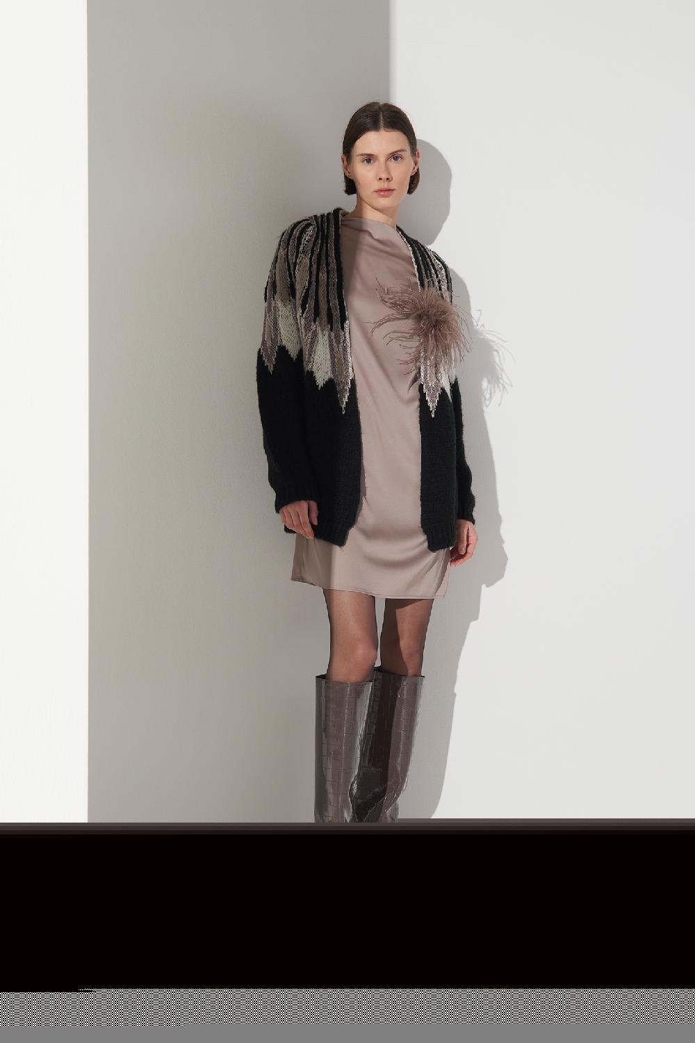 Soallure CARDIGAN JACQUARD Ultimo giorno