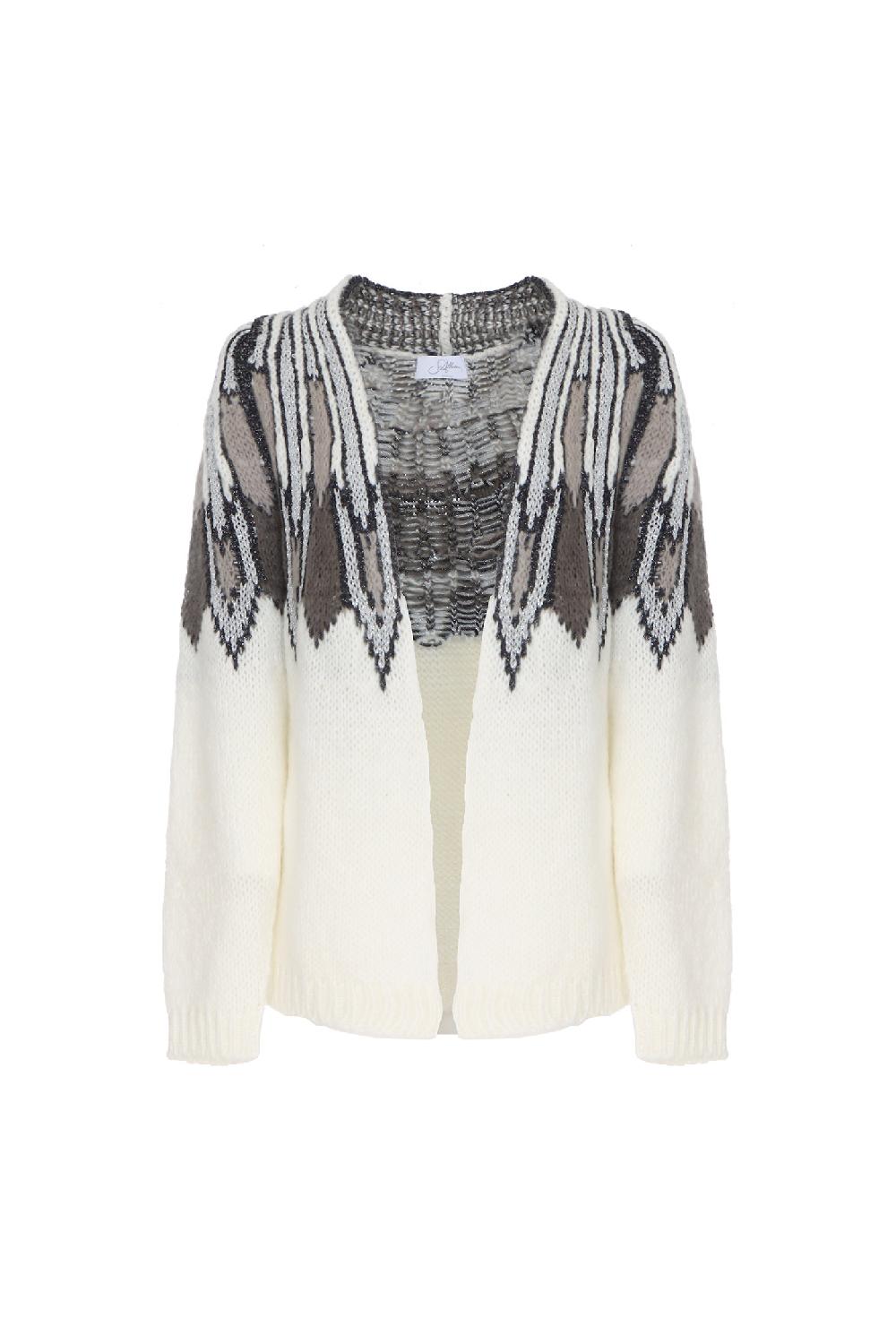 Soallure CARDIGAN JACQUARD Ultimo giorno