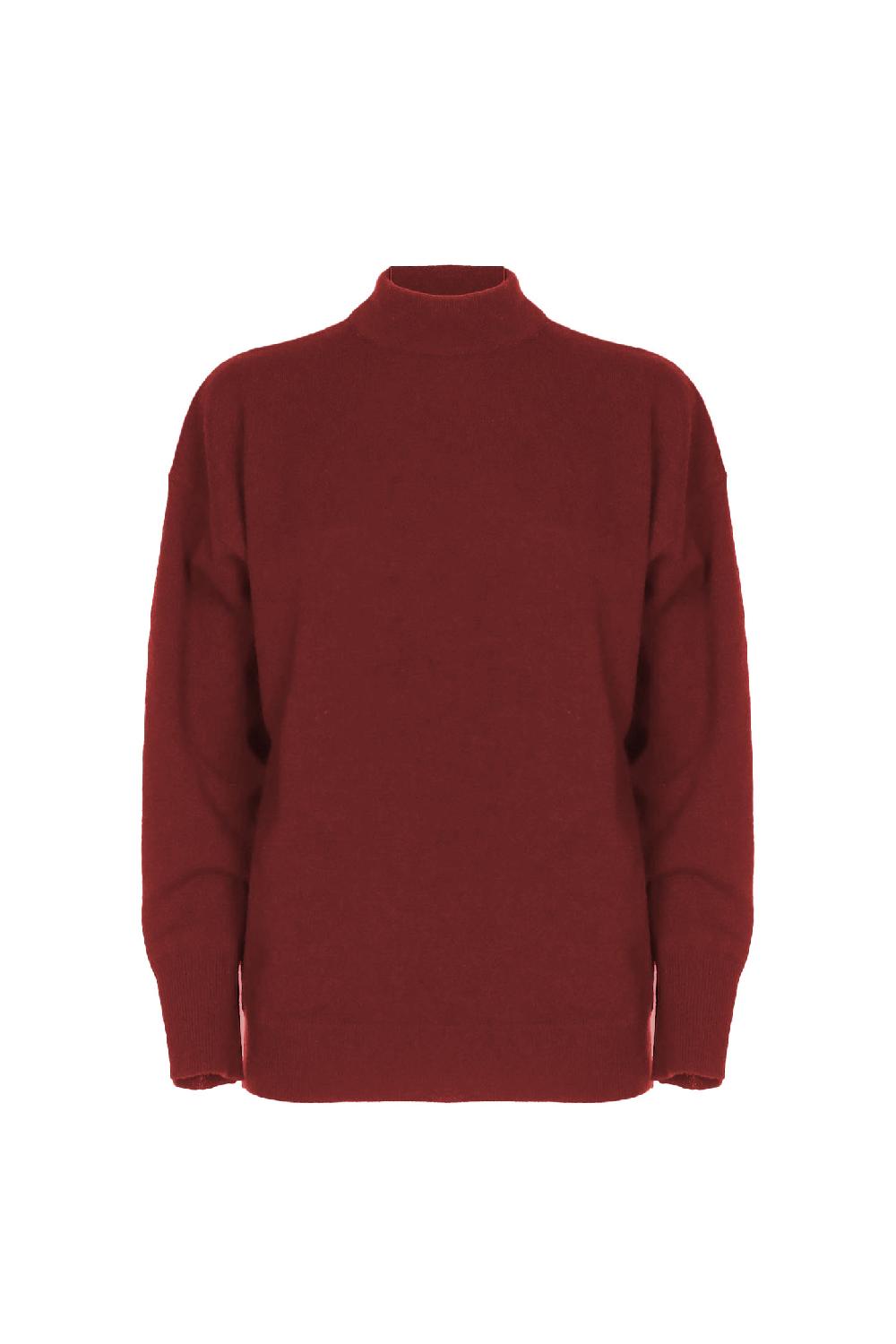 Soallure MAGLIA LUPETTO OVER LANA Sostegno trimestrale
