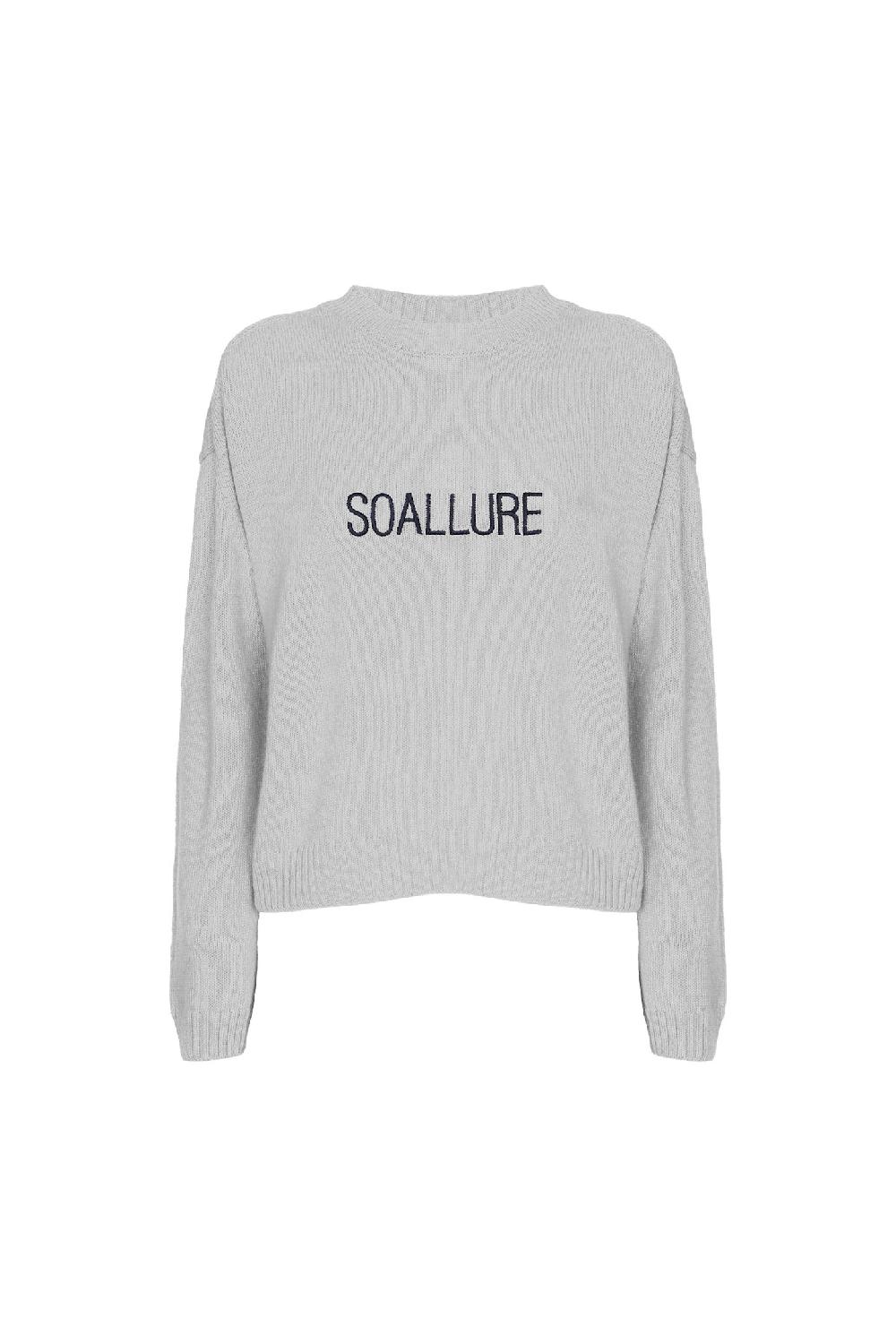 Soallure MAGLIA GIROCOLLO RICAMO SOALLURE Enormi sconti