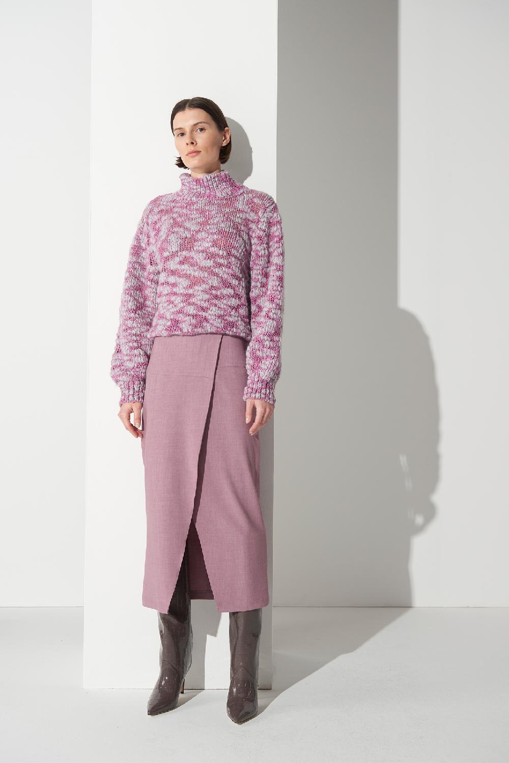 Soallure MAGLIA IN LANA EFFETTO MELANGE In Linea