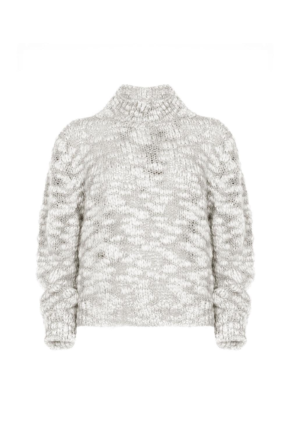 Soallure MAGLIA IN LANA EFFETTO MELANGE In Linea