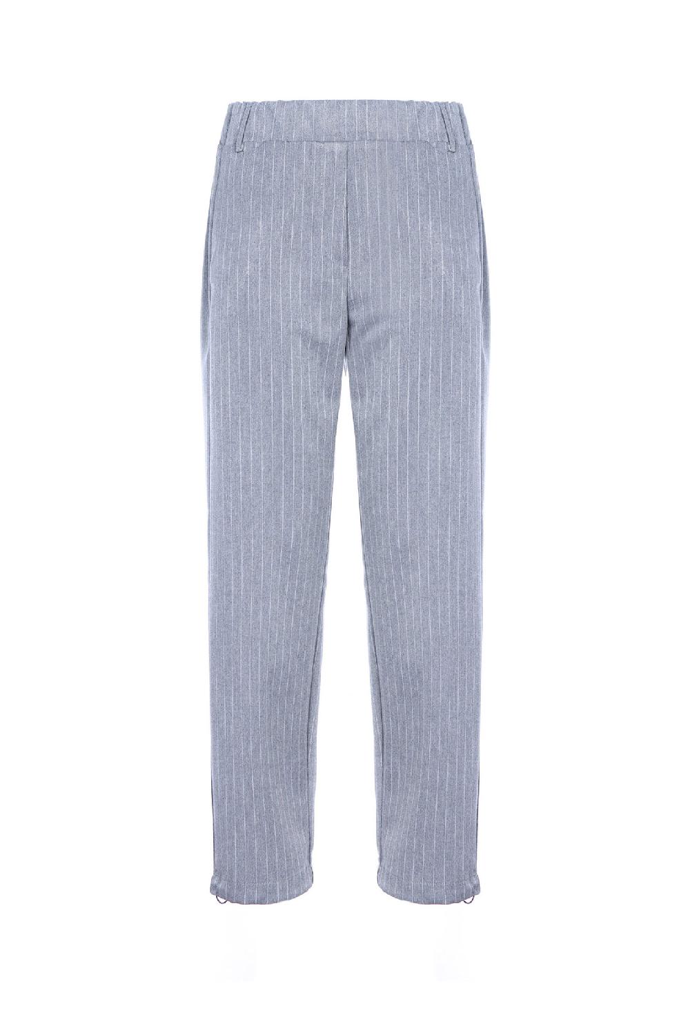 Soallure PANTALONE COULISSE GESSATO Spedizione Gratuita