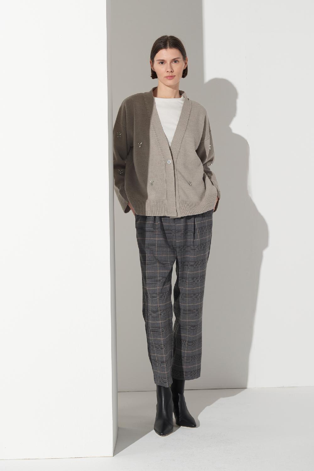 Soallure PANTALONE 7/8 CHECK Negozi Online