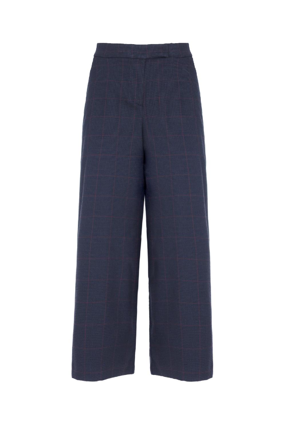 Soallure PANTALONE LARGO 7/8 CHECK Acquista Ora