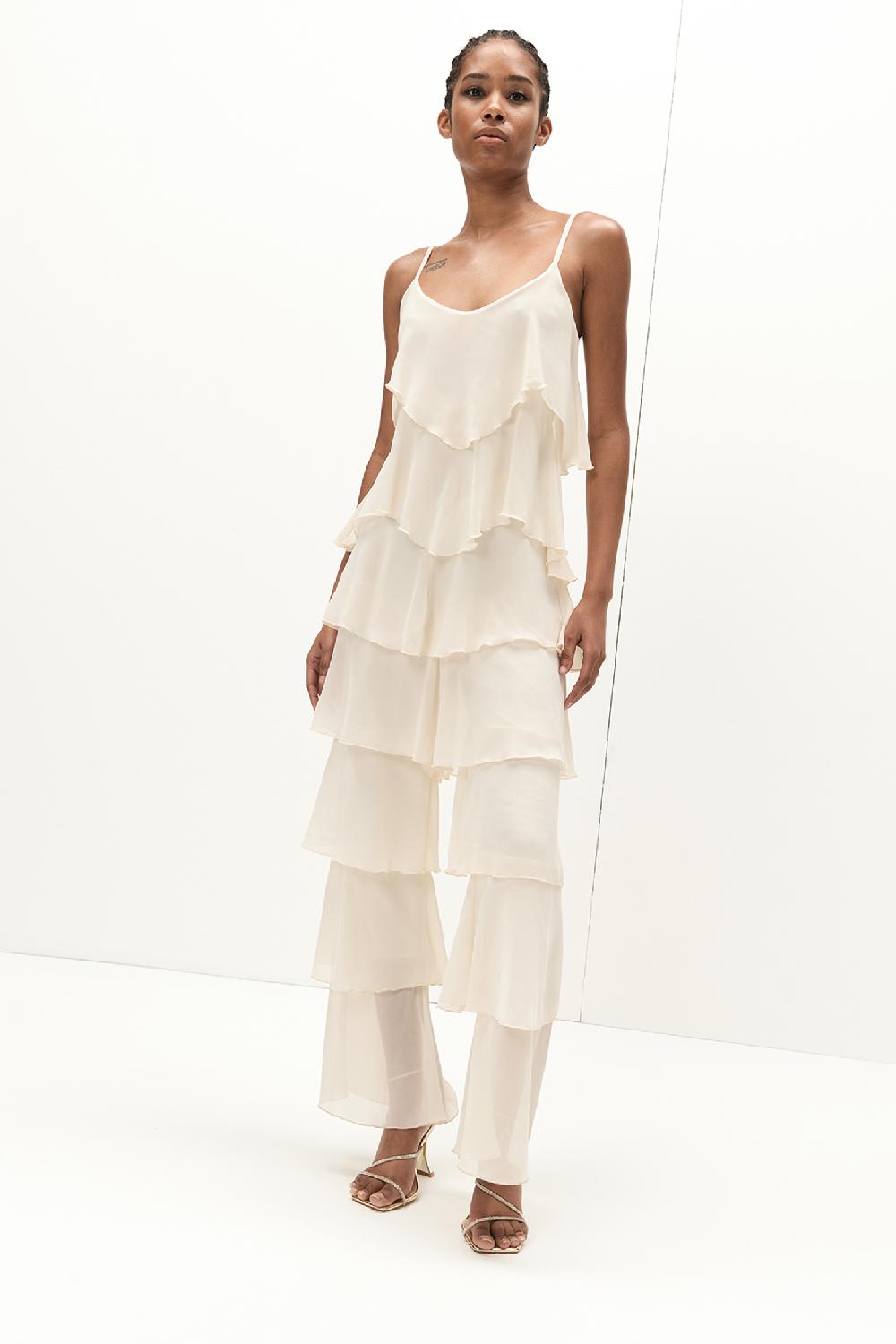 Soallure TUTA A BALZE IN GEORGETTE Sconto