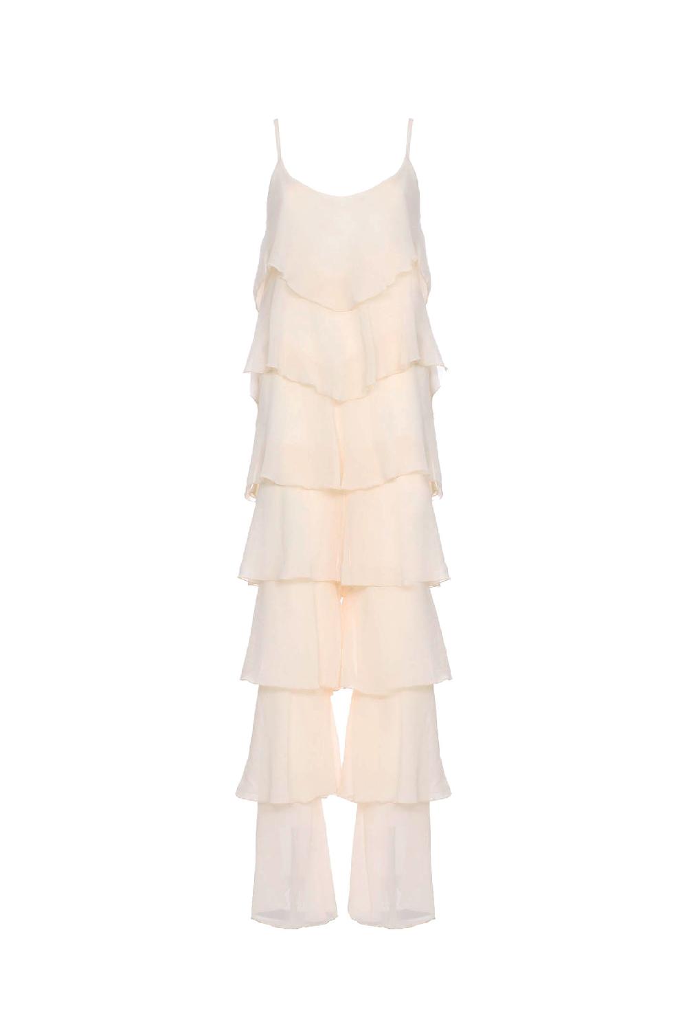 Soallure TUTA A BALZE IN GEORGETTE Sconto