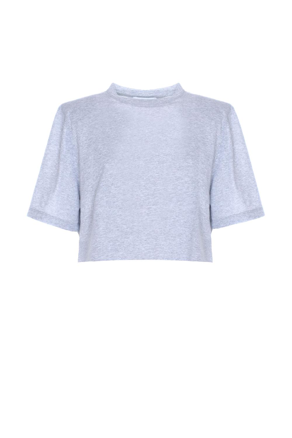 Soallure T-SHIRT BASIC CROP IN JERSEY CON SPALLINE In Vendita