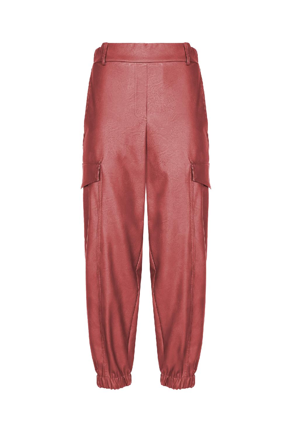 Soallure PANTALONI CARGO IN ECO-PELLE I Più Venduti
