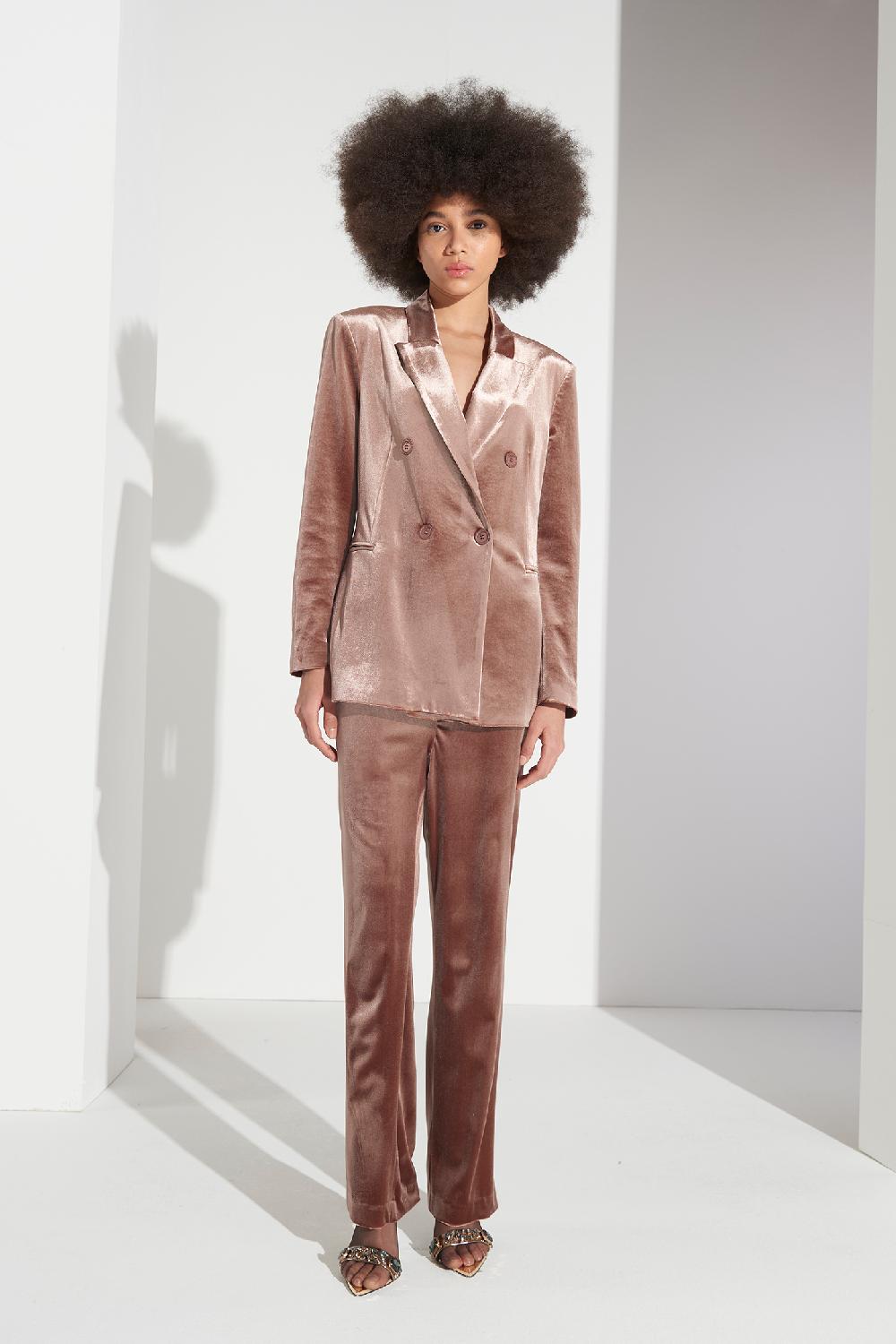 Soallure PANTALONE IN VELLUTO Vendite Flash