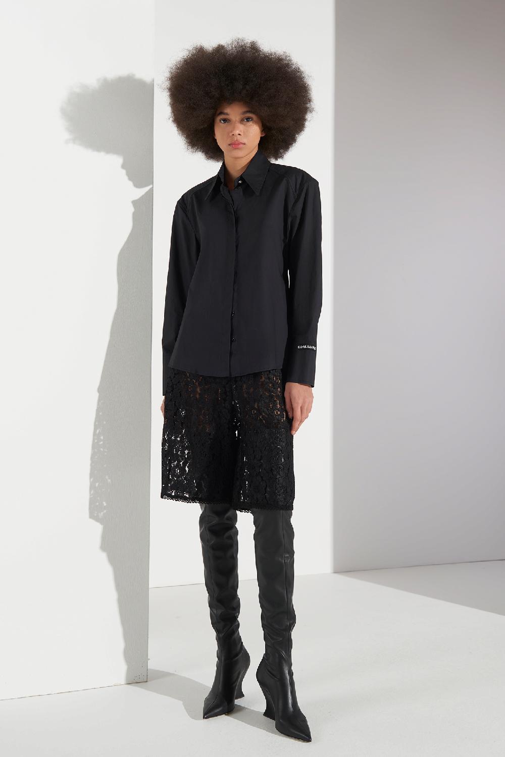 Soallure CAMICIA A CLESSIDRA IN COTONE Moda