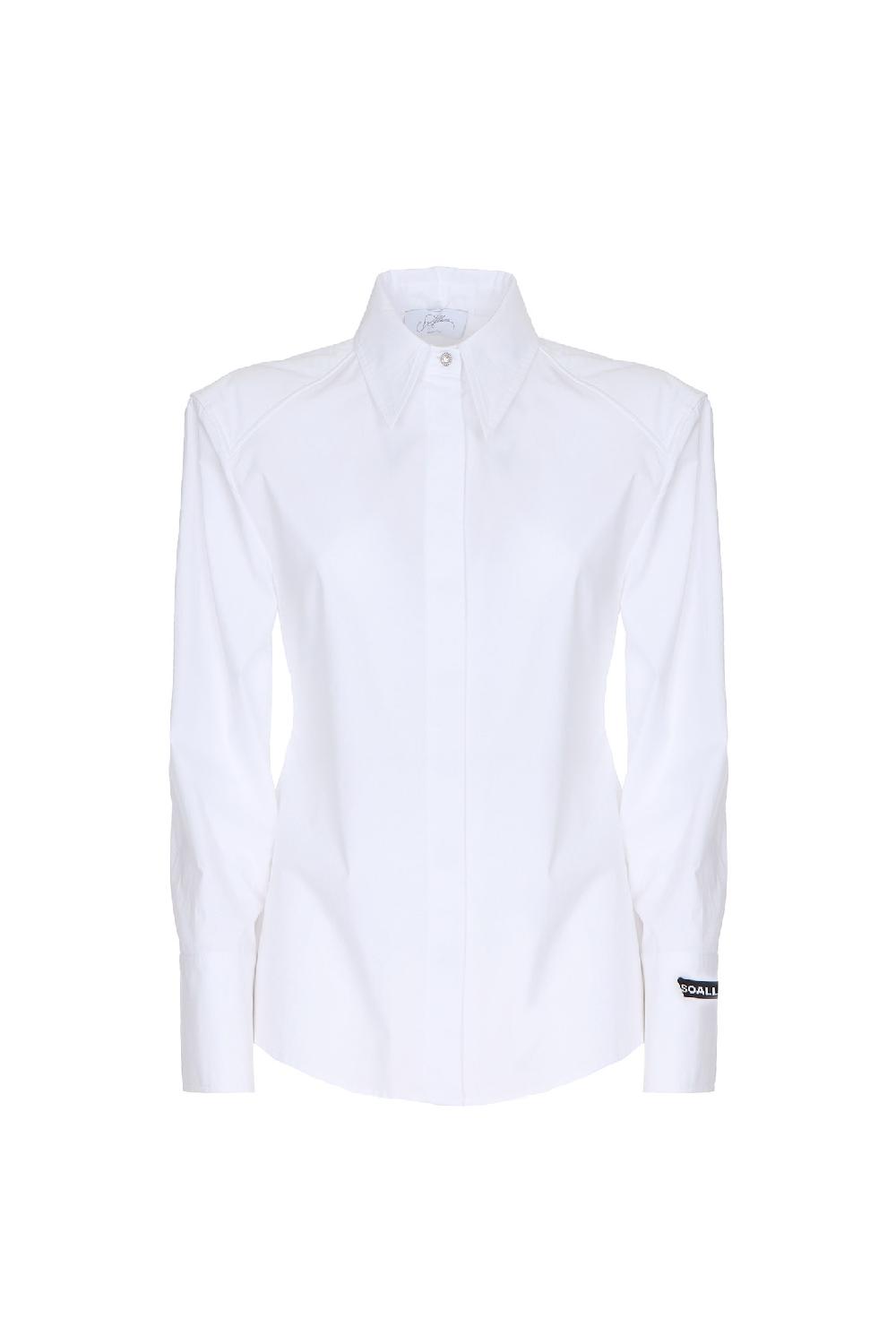 Soallure CAMICIA A CLESSIDRA IN COTONE Moda