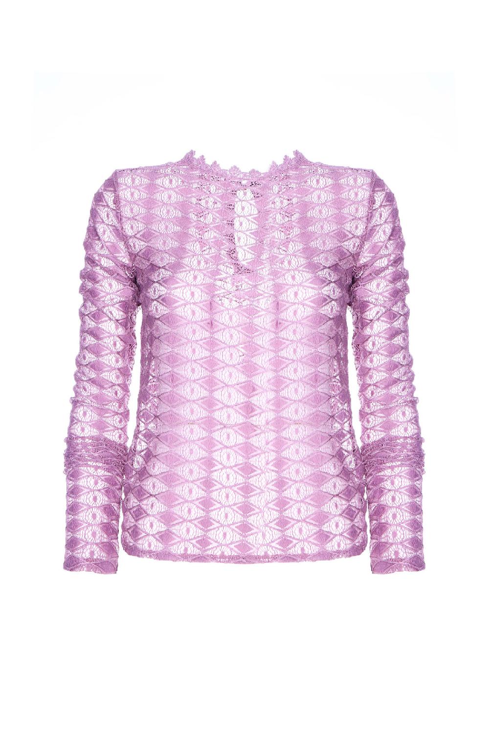 Soallure MAGLIA MANICHE LUNGHE PIZZO STRETCH Spedizione gratuita