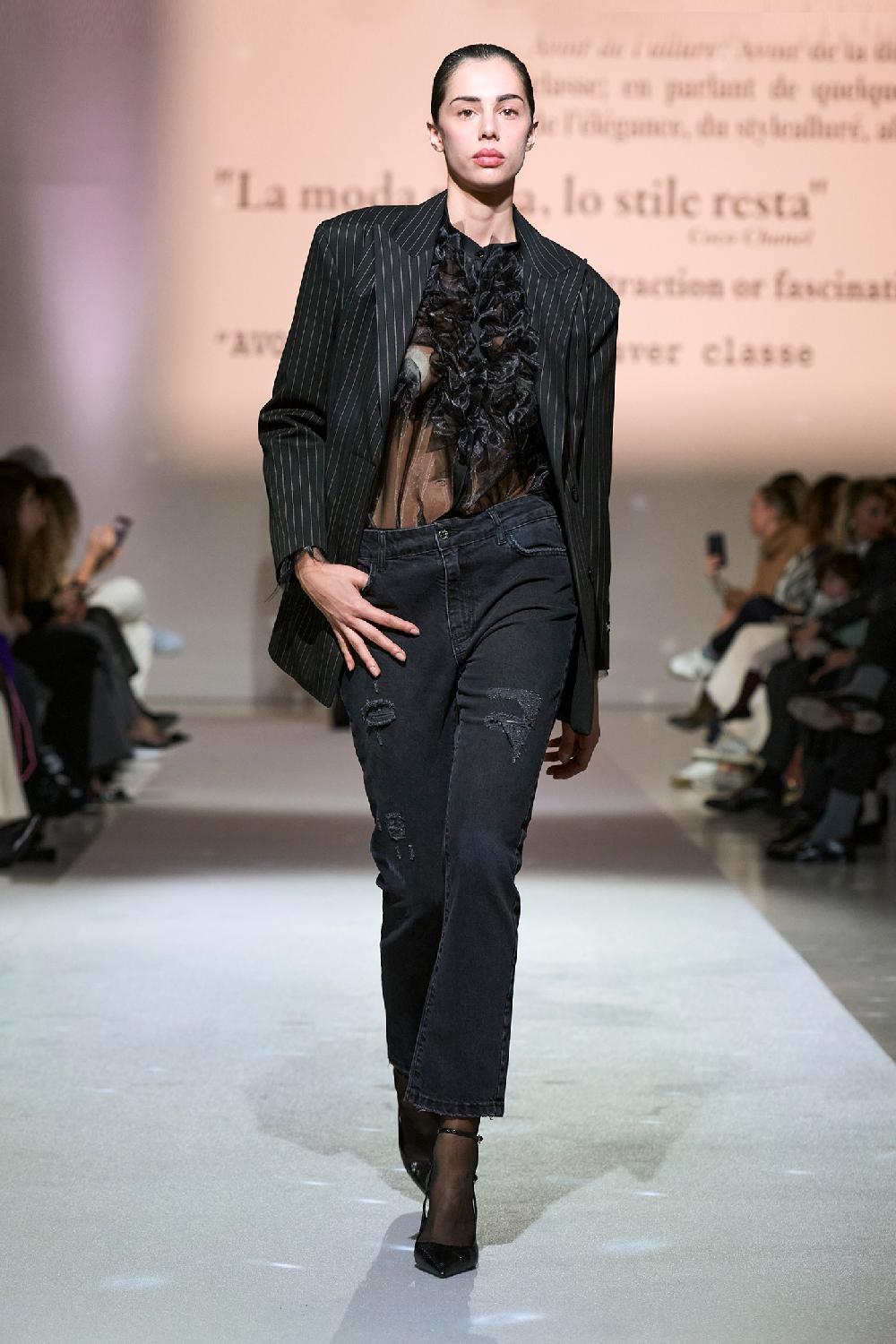 Soallure CAMICIA ROUCHES ORGANZA Negozio online di fabbrica