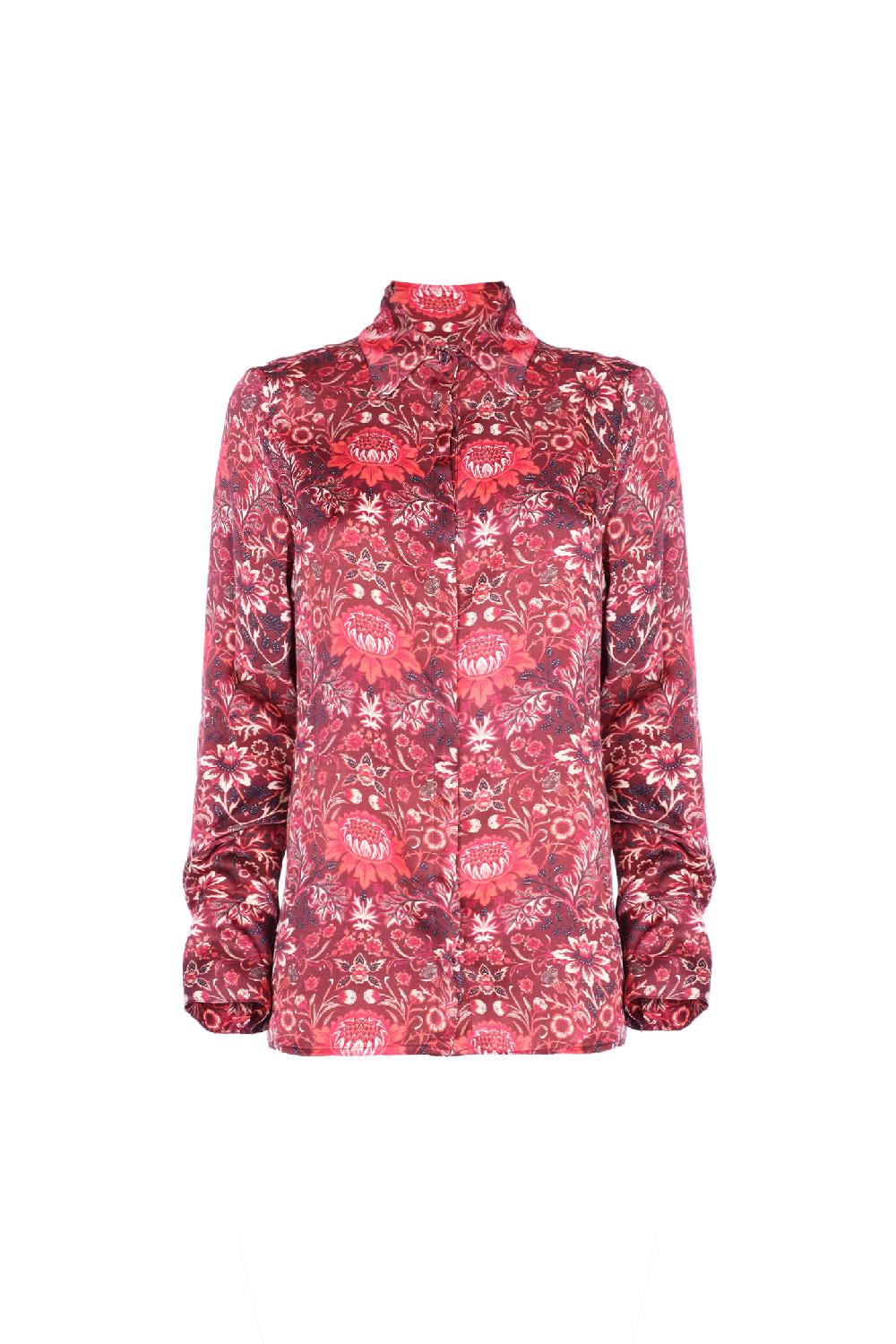 Soallure CAMICIA CON COLLETTO IN RASO Shopping online