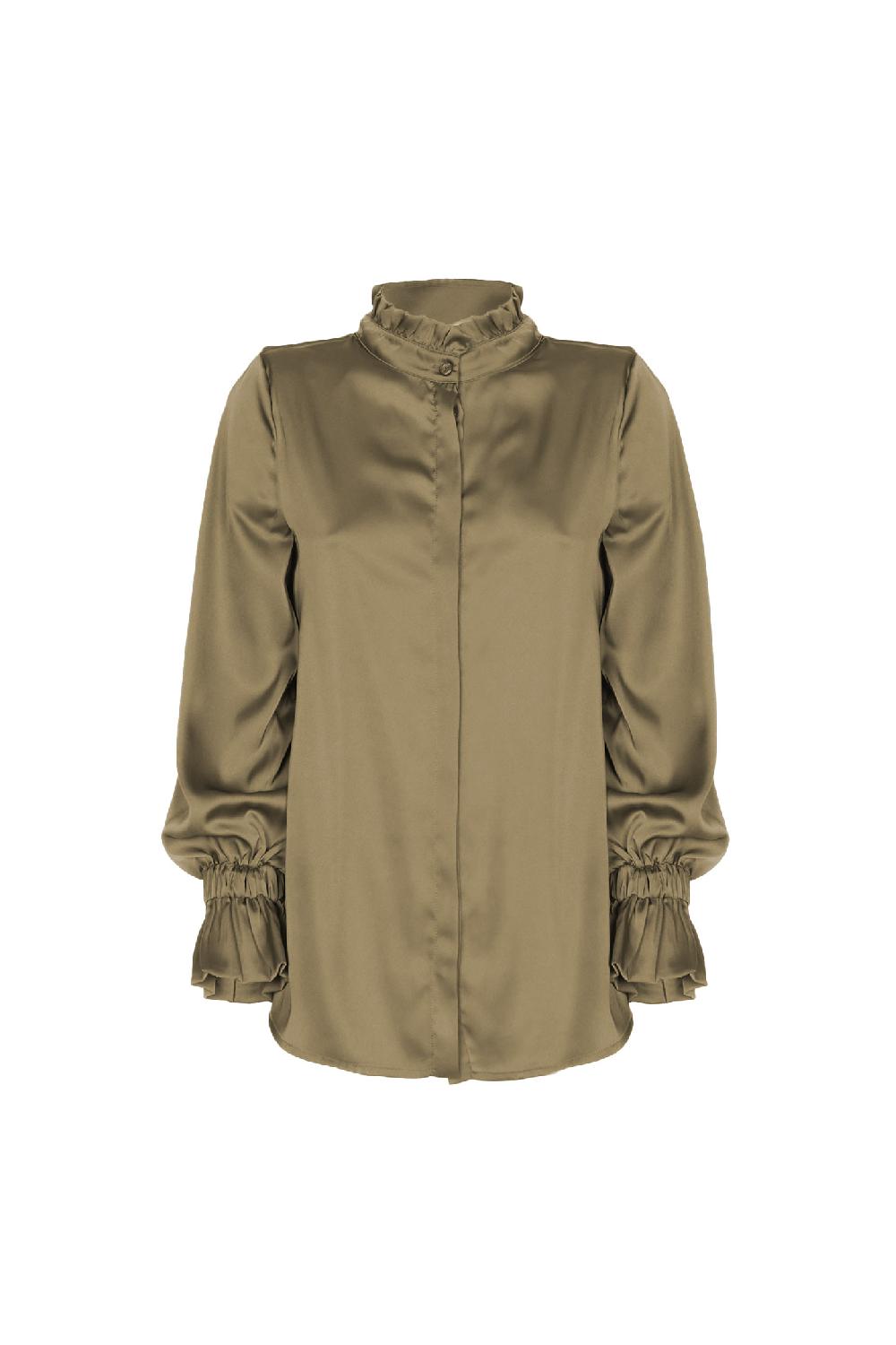 Soallure BLUSA CON ROUCHES Offerta natalizia