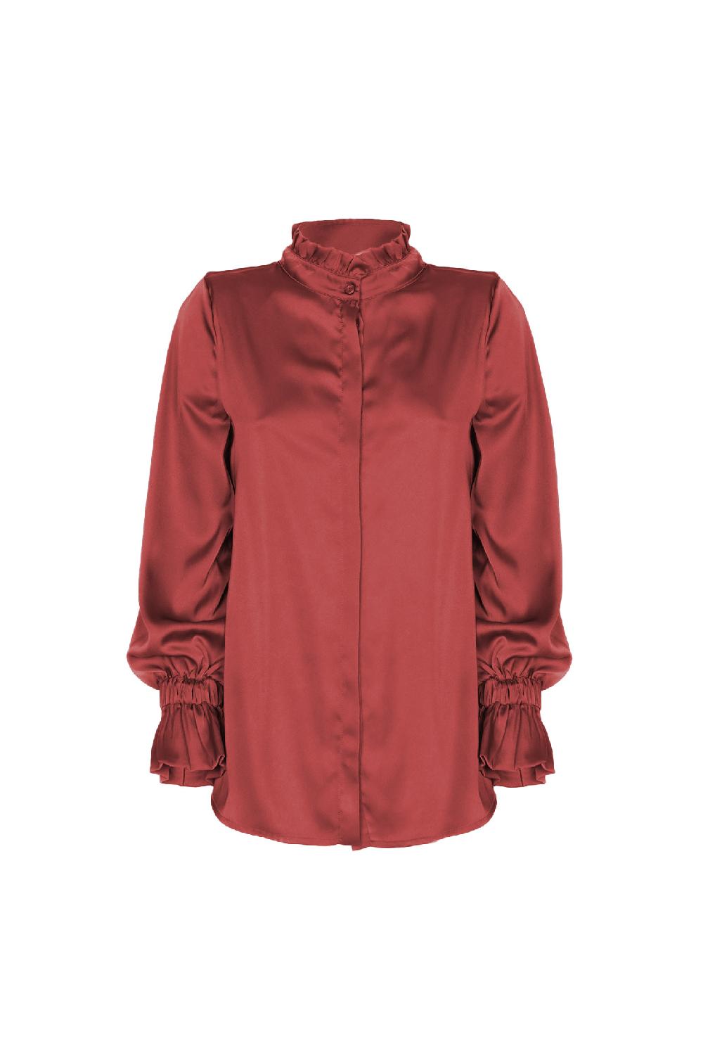 Soallure BLUSA CON ROUCHES Offerta natalizia