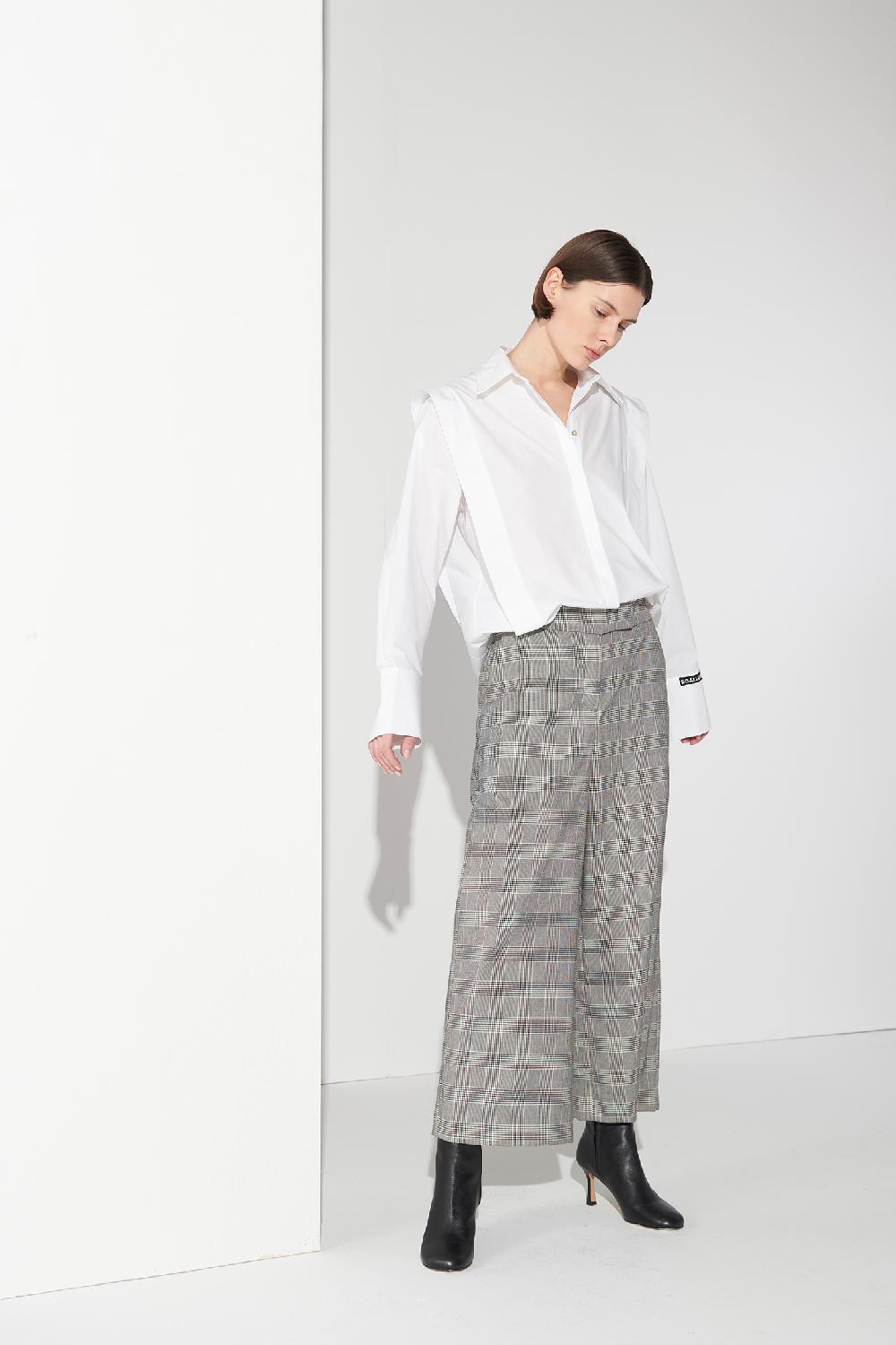 Soallure CAMICIA IN COTONE CON ALETTA Lightning offer