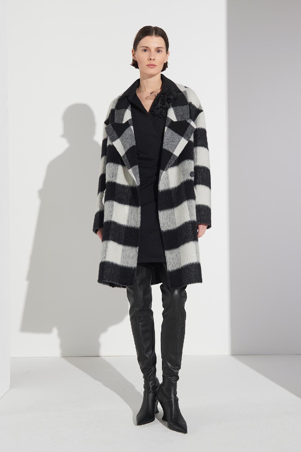 Soallure CAPPOTTO MIDI CHECK Liquidazione