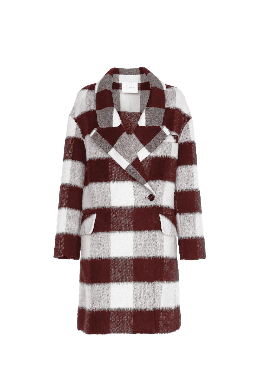 Soallure CAPPOTTO MIDI CHECK Liquidazione