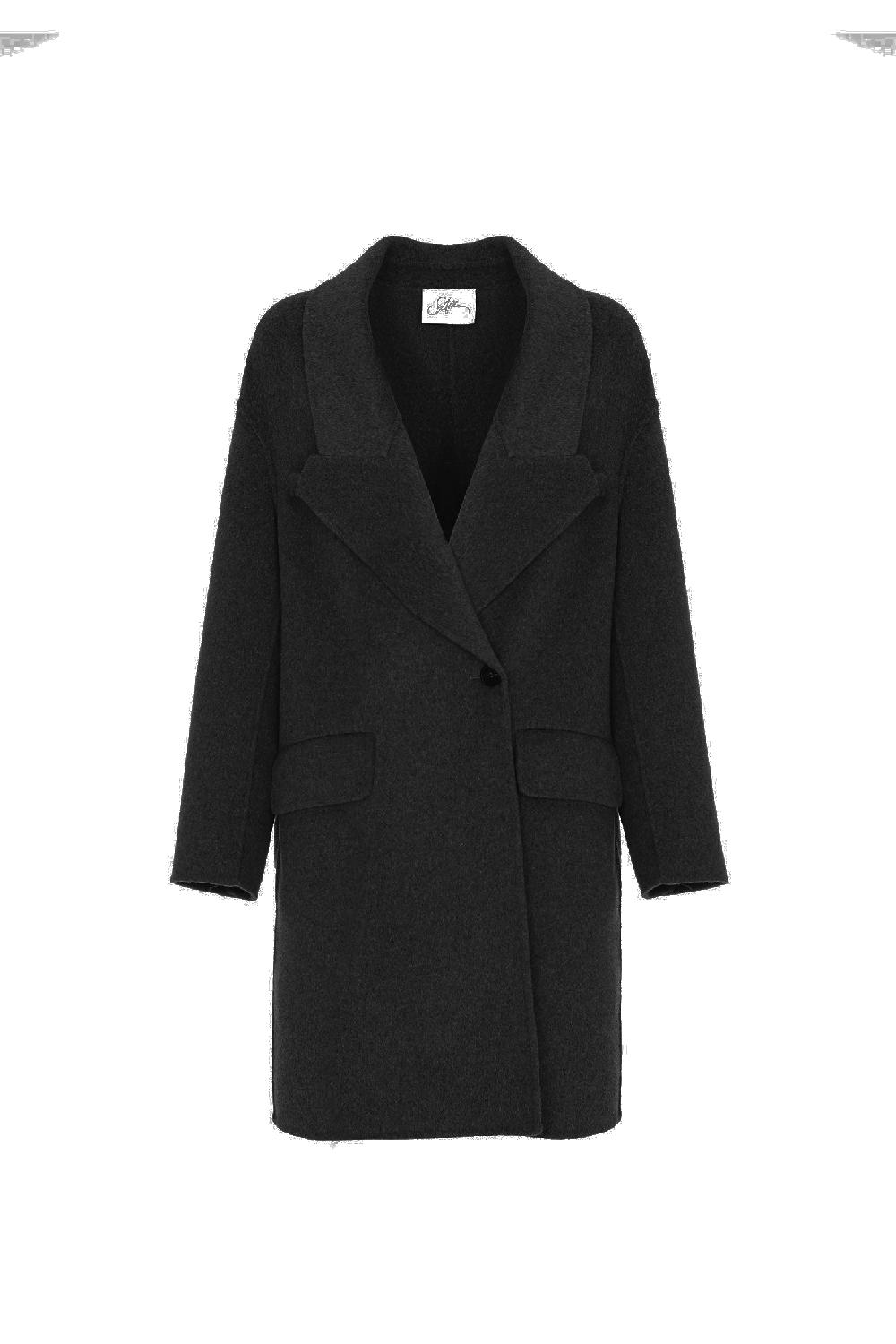 Soallure CAPPOTTO DOPPIO PETTO CON REVER A PUNTA TAGLIATA Comprane uno, ottenene uno gratis
