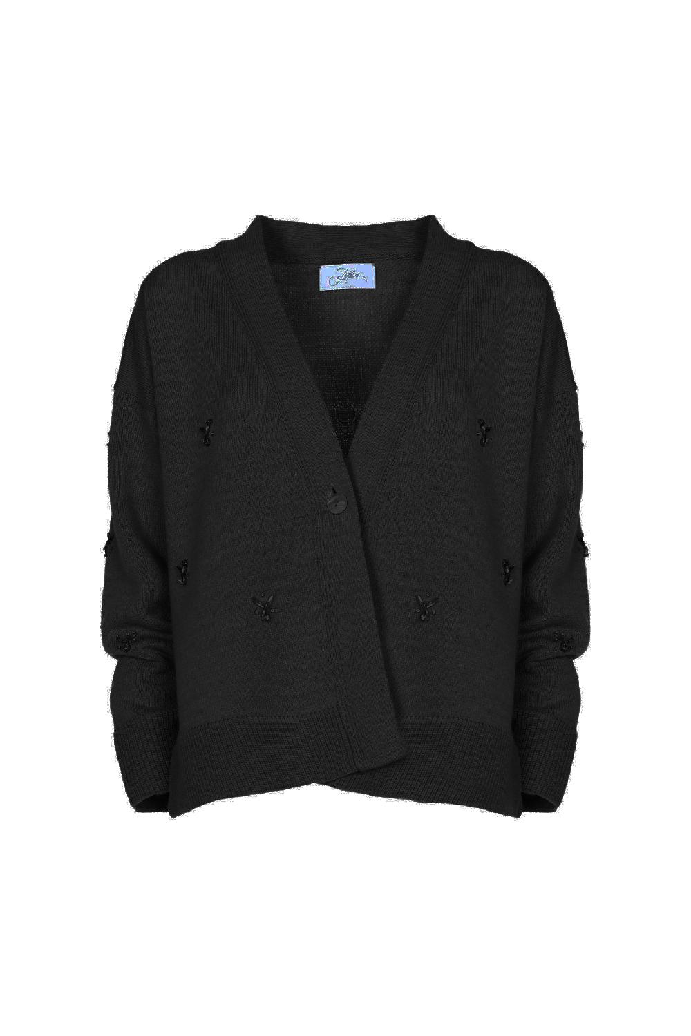 Soallure CARDIGAN CABOCHON MISTO LANA Ritorno libero