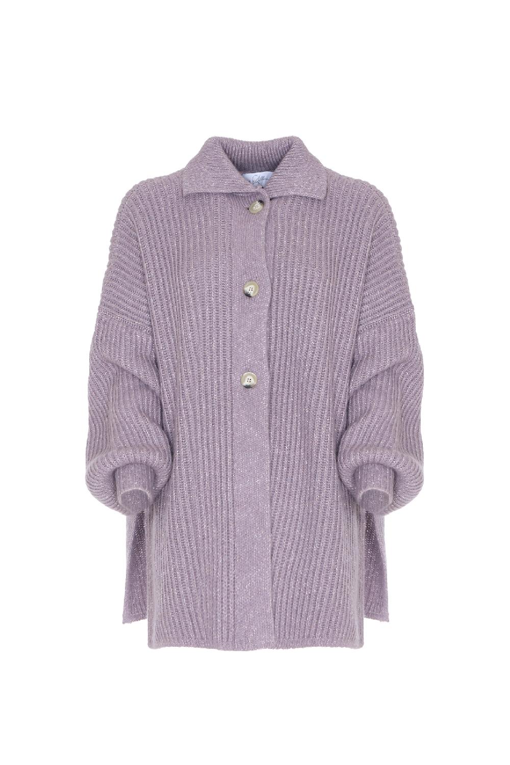 Soallure CARDIGAN OVER CON COLLETTO A POLO Ultimi due giorni