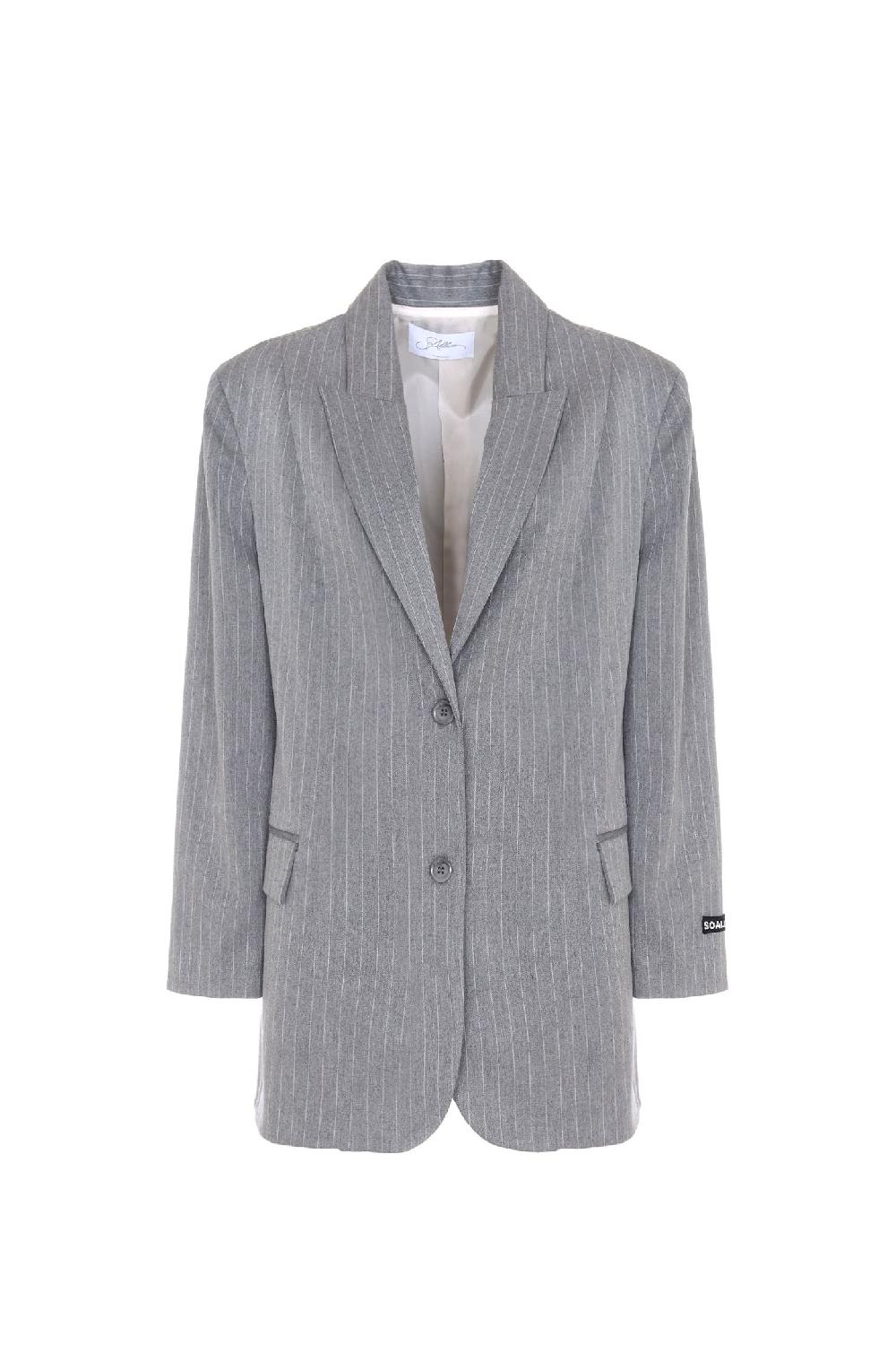 Soallure GIACCA OVERSIZE GESSATA Fino al 60% di sconto