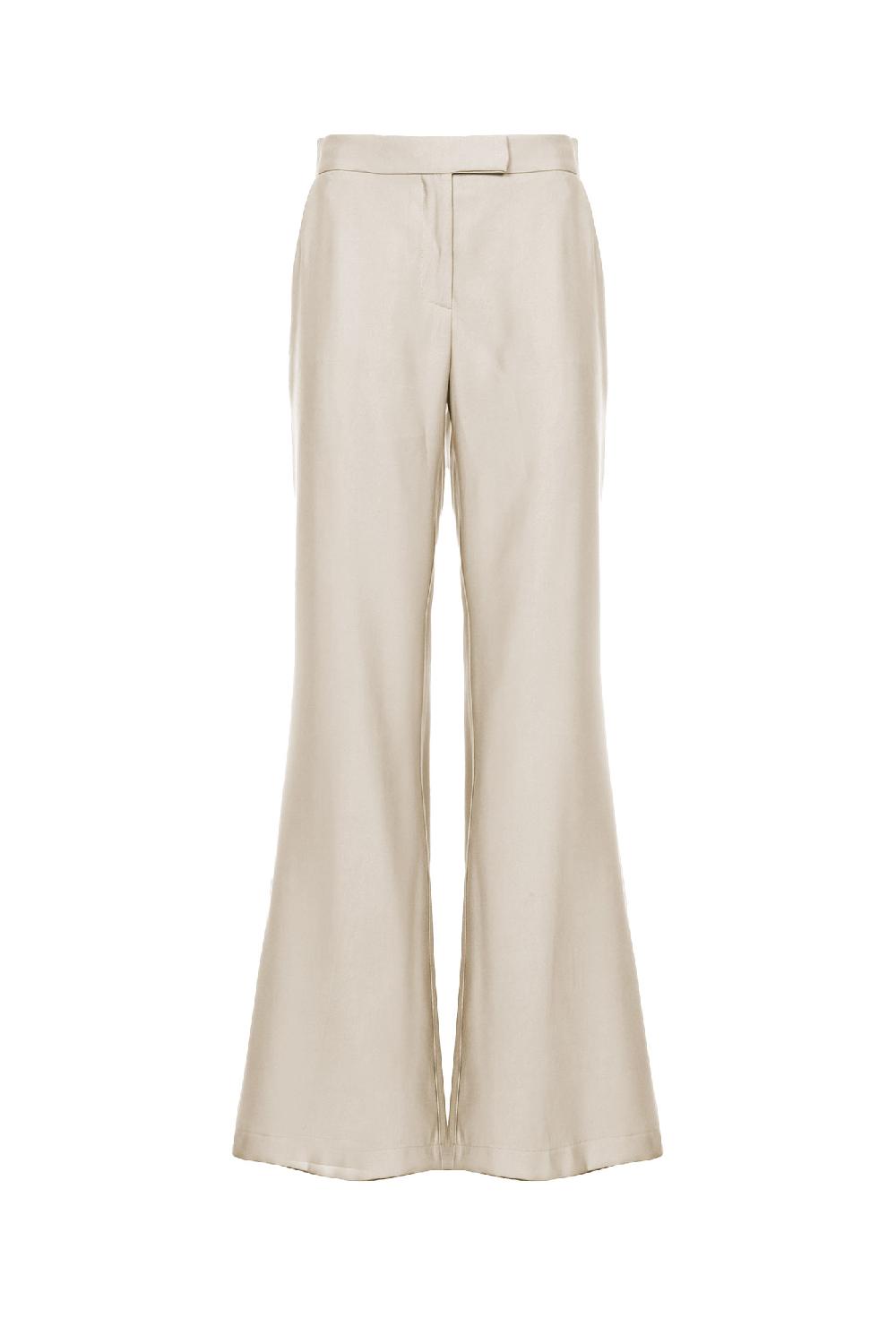 Soallure PANTALONE FLARE IN TENCEL Consegna Veloce