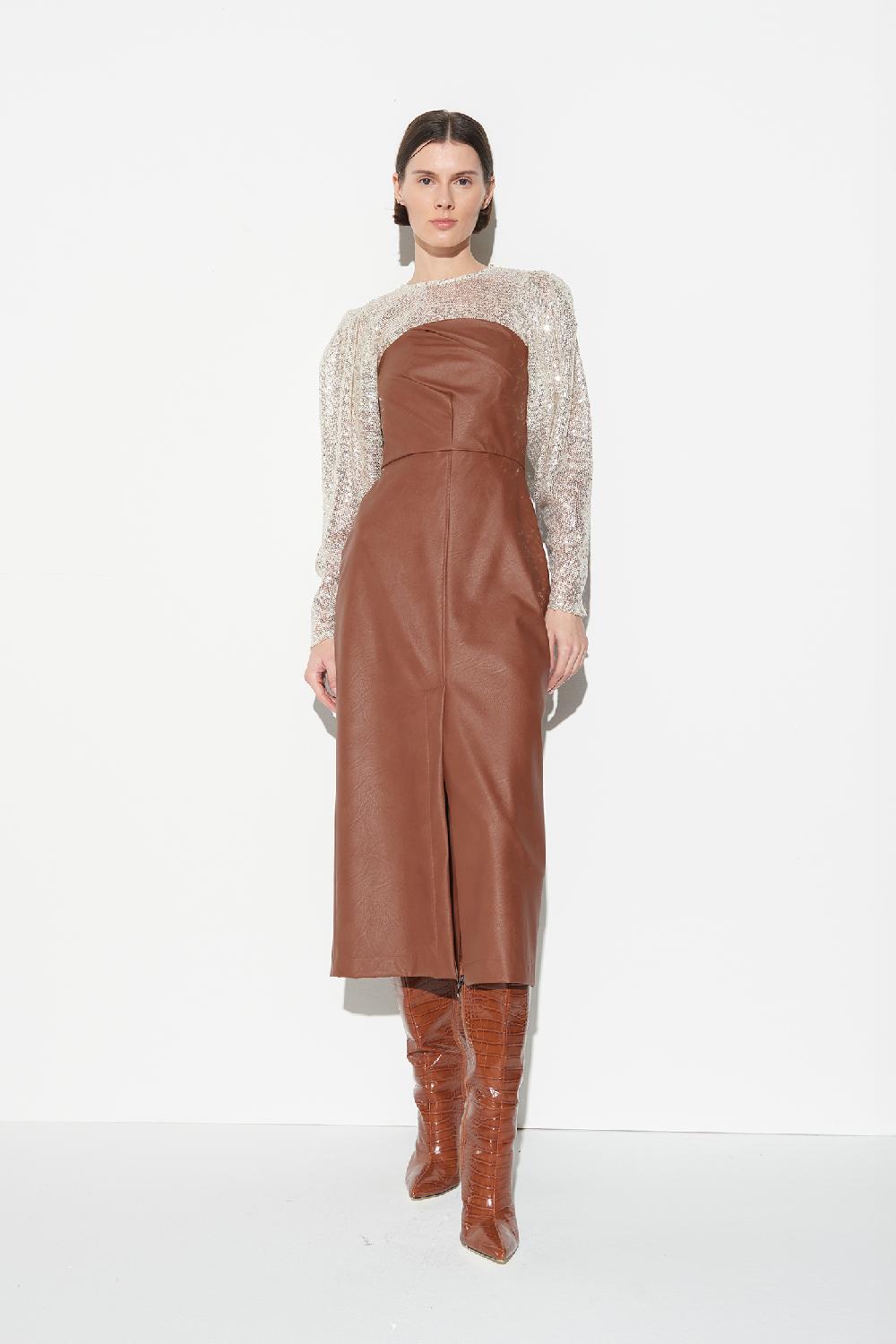 Soallure MAGLIA MANICHE A SBUFFO PAILLETTES Affare Del Giorno